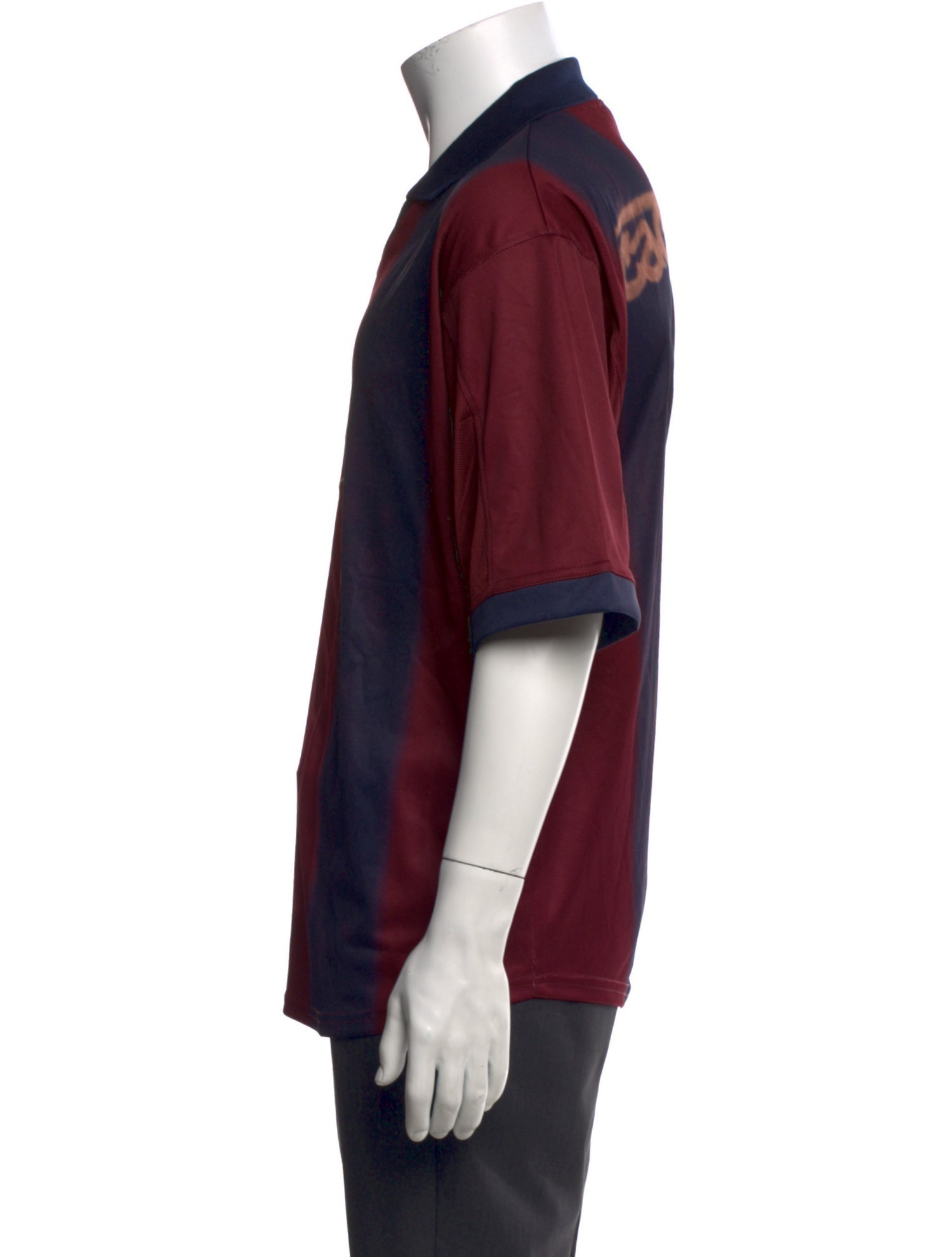 Nike x Travis Scott Colorblock Pattern Short Sleeve Shirt