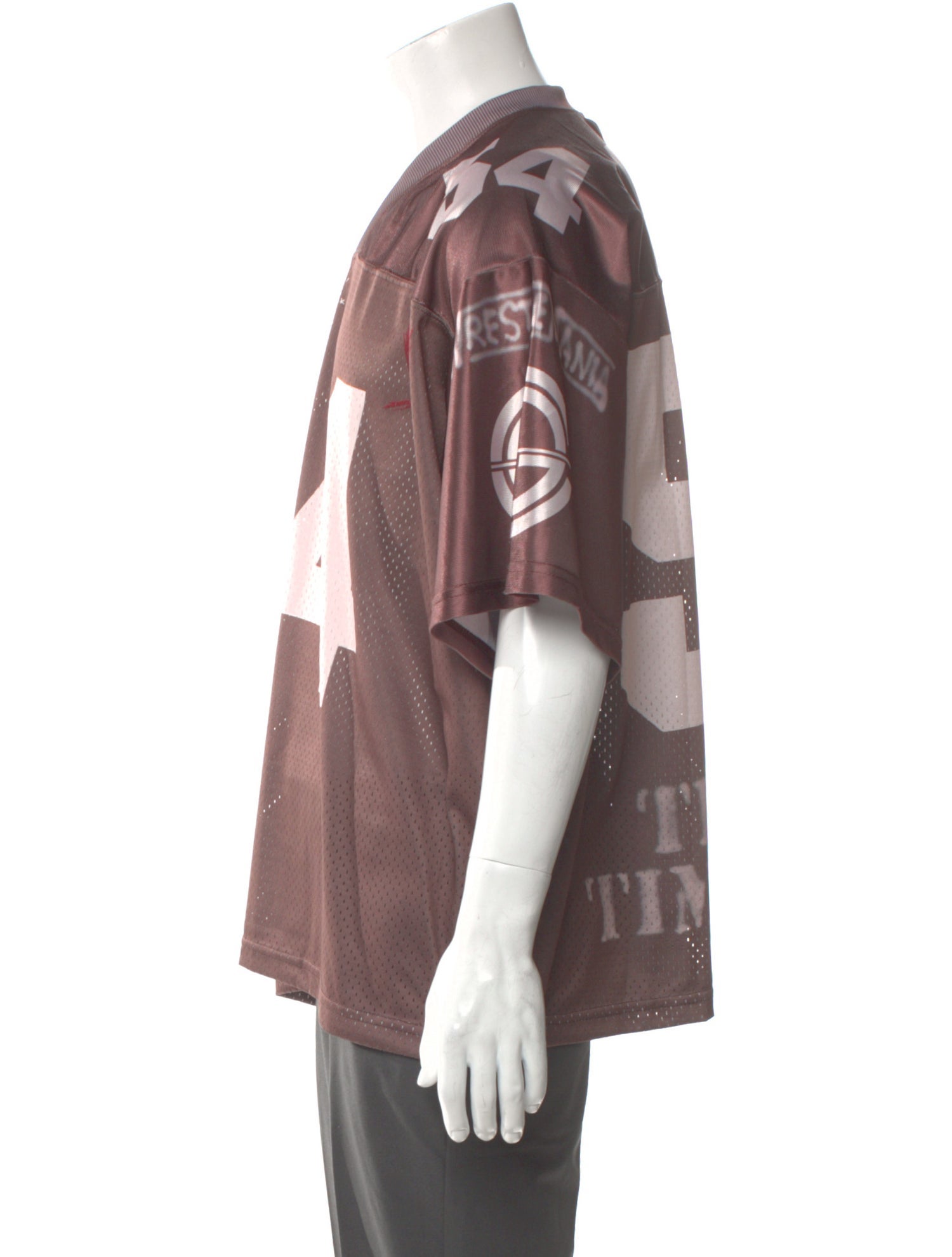 Travis Scott Cactus Jack x Kaws Printed V-Neck Henley