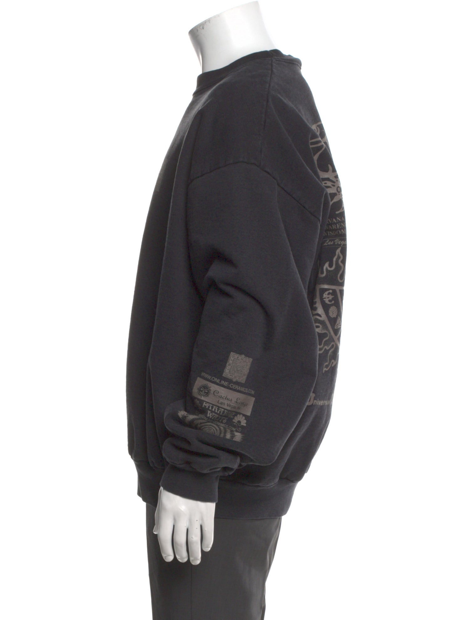 Cactus Jack Graphic Print Crew Neck Pullover