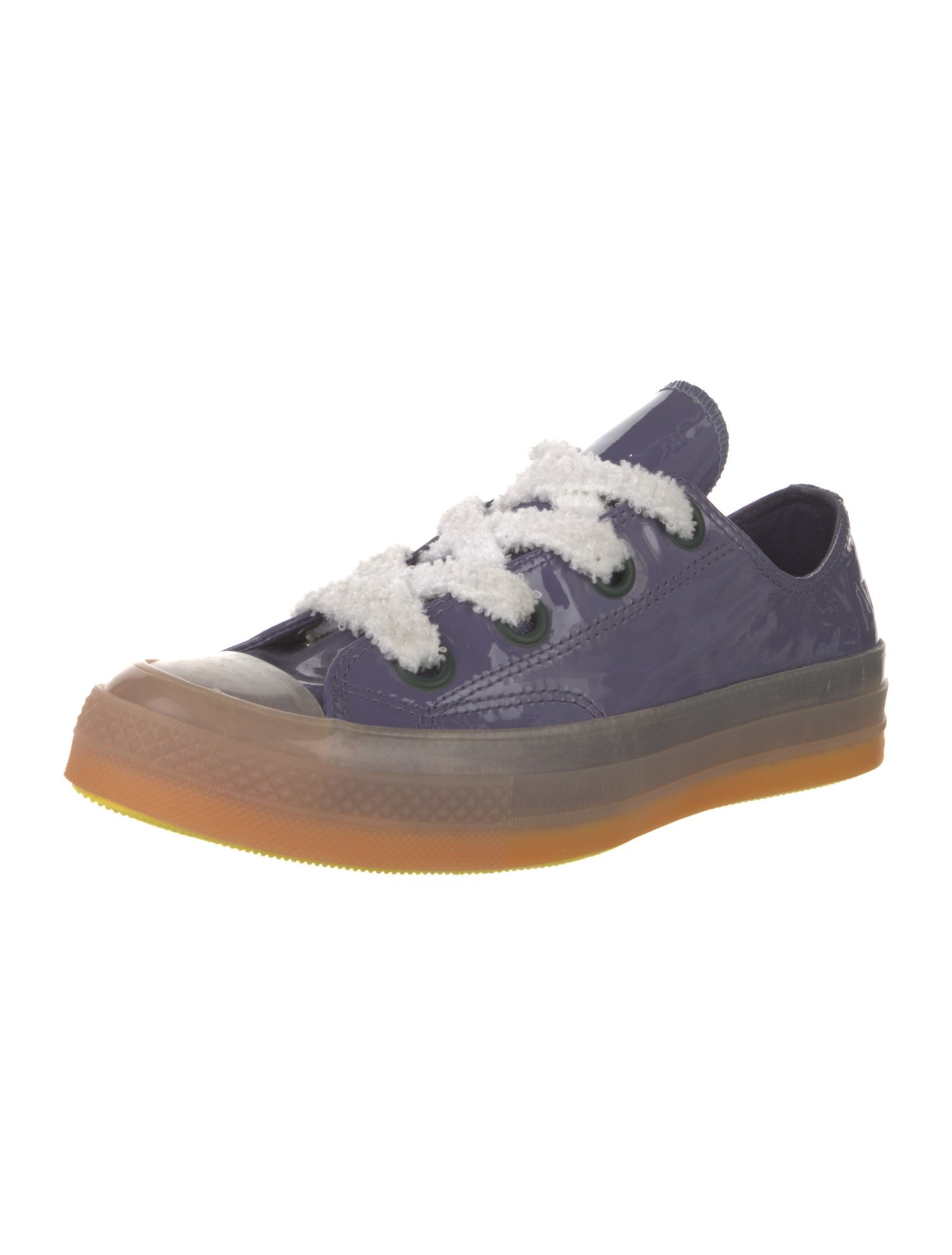 Converse J.W. Anderson Patent Leather Colorblock Pattern Sneakers