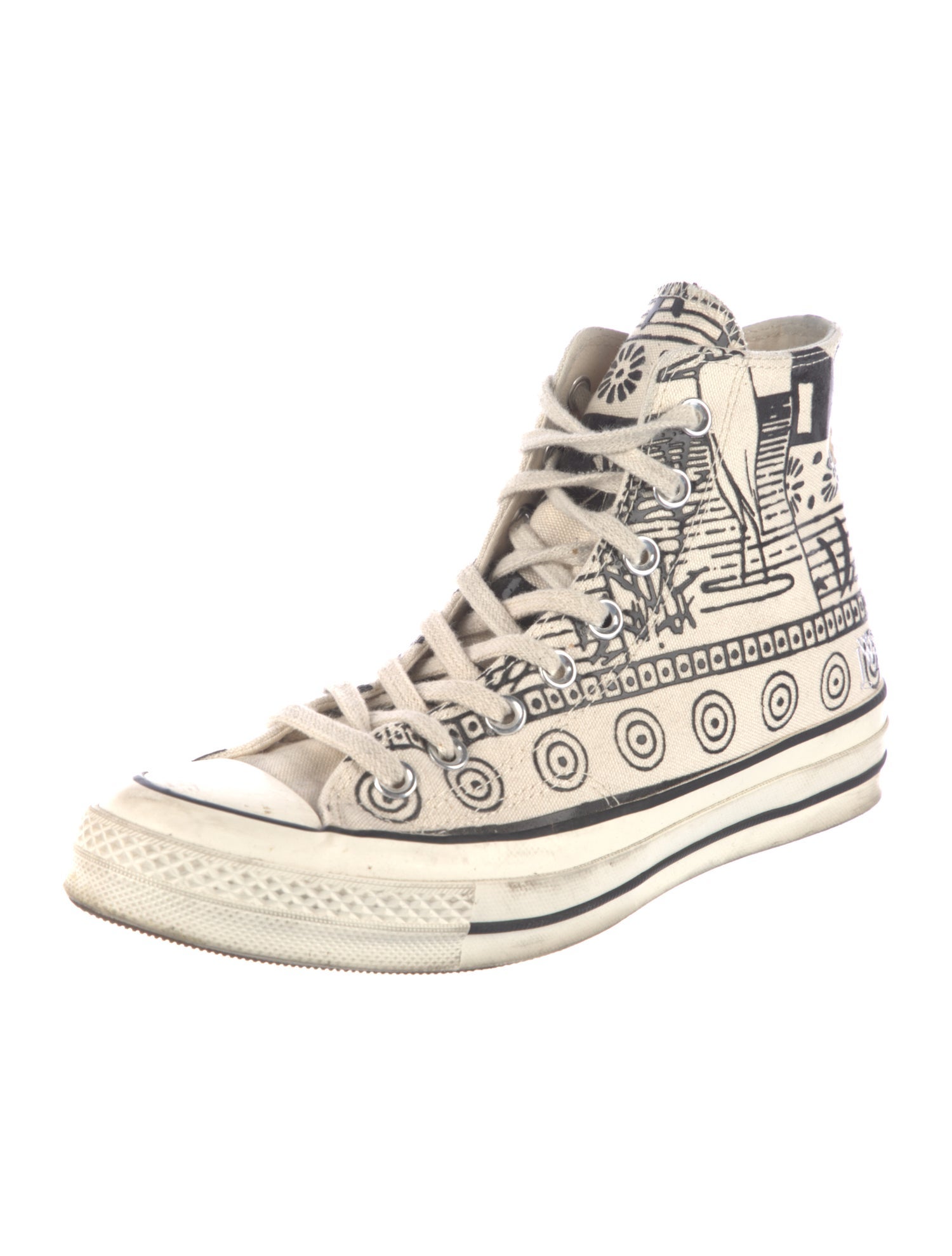 Converse J.W. Anderson Canvas Printed Sneakers