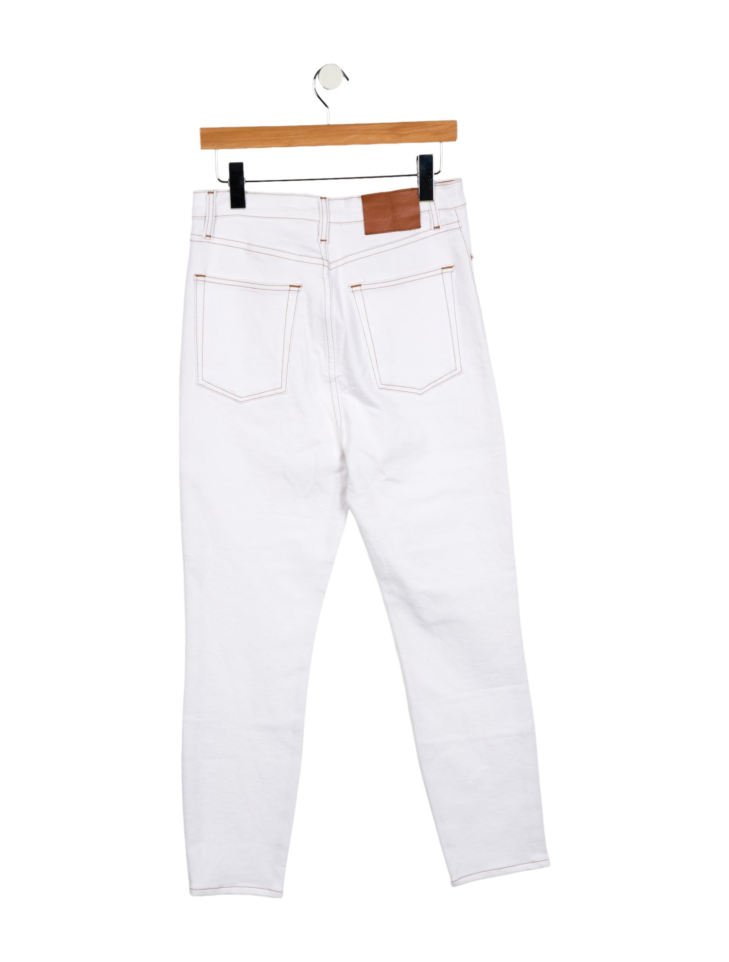 Carolina Herrera x FRAME High-Rise Skinny Leg Jeans