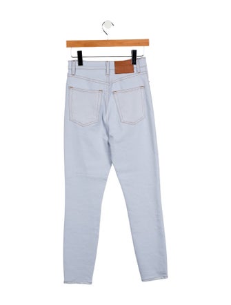 Carolina Herrera x FRAME High-Rise Skinny Leg Jeans
