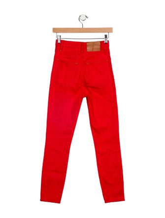 Carolina Herrera x FRAME High-Rise Skinny Leg Jeans