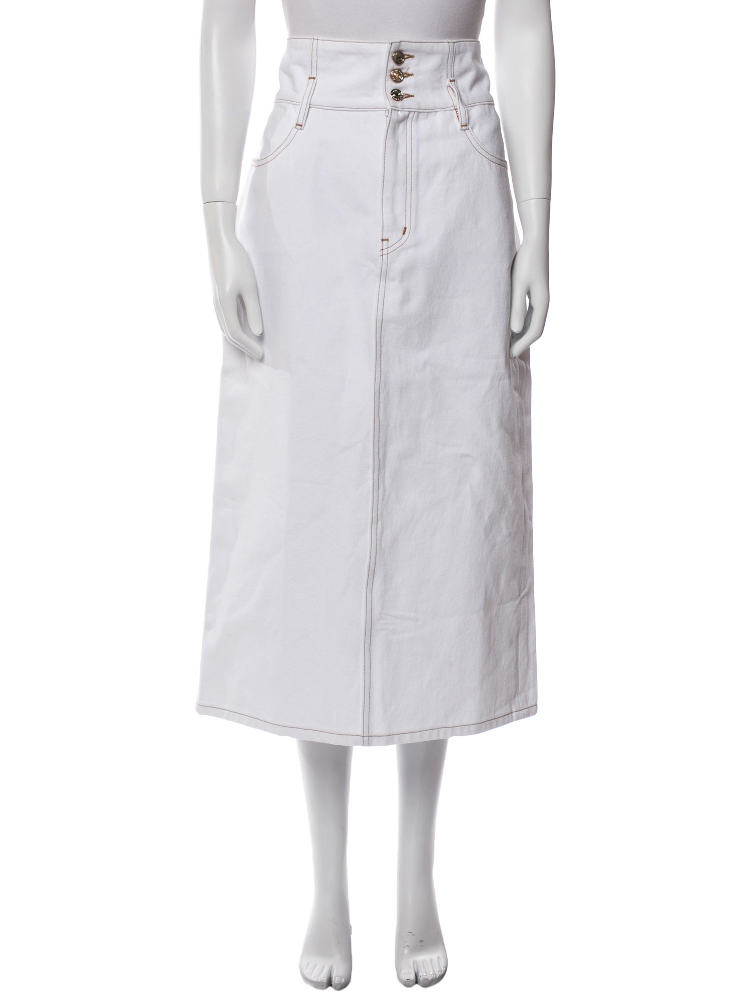 Carolina Herrera x FRAME Midi Length Skirt
