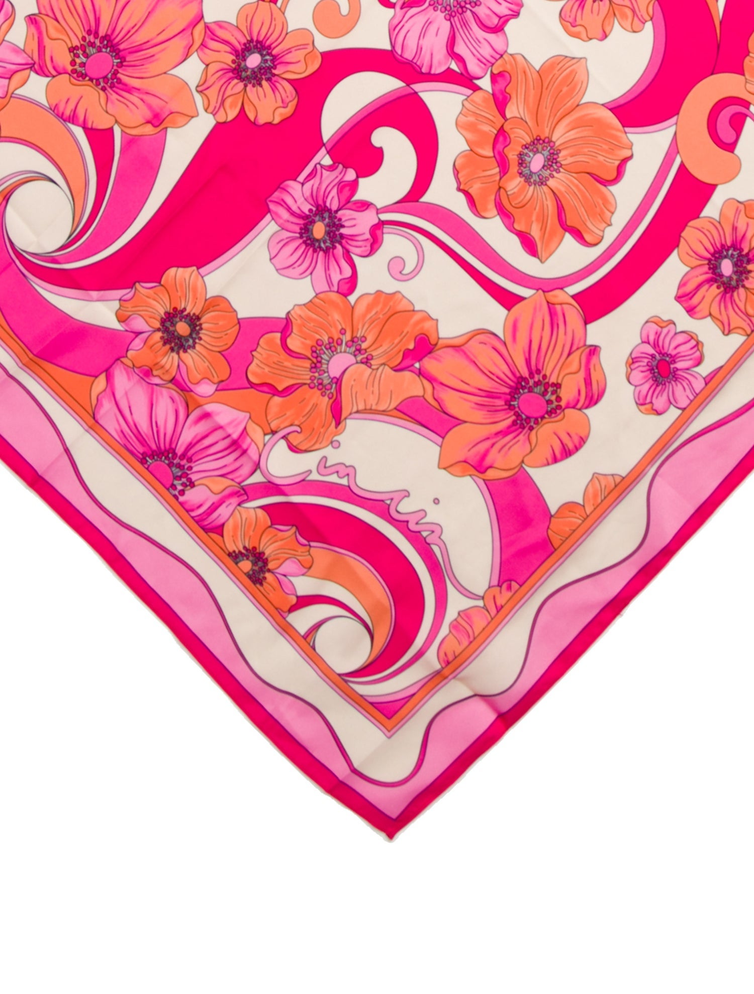 Cini Floral Print Scarf w/ Tags