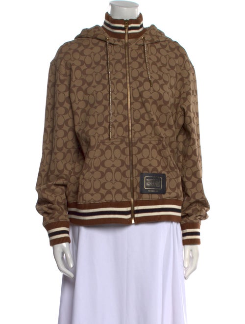 Coach x Jennifer Lopez Printed Mock Neck Sweatshirt