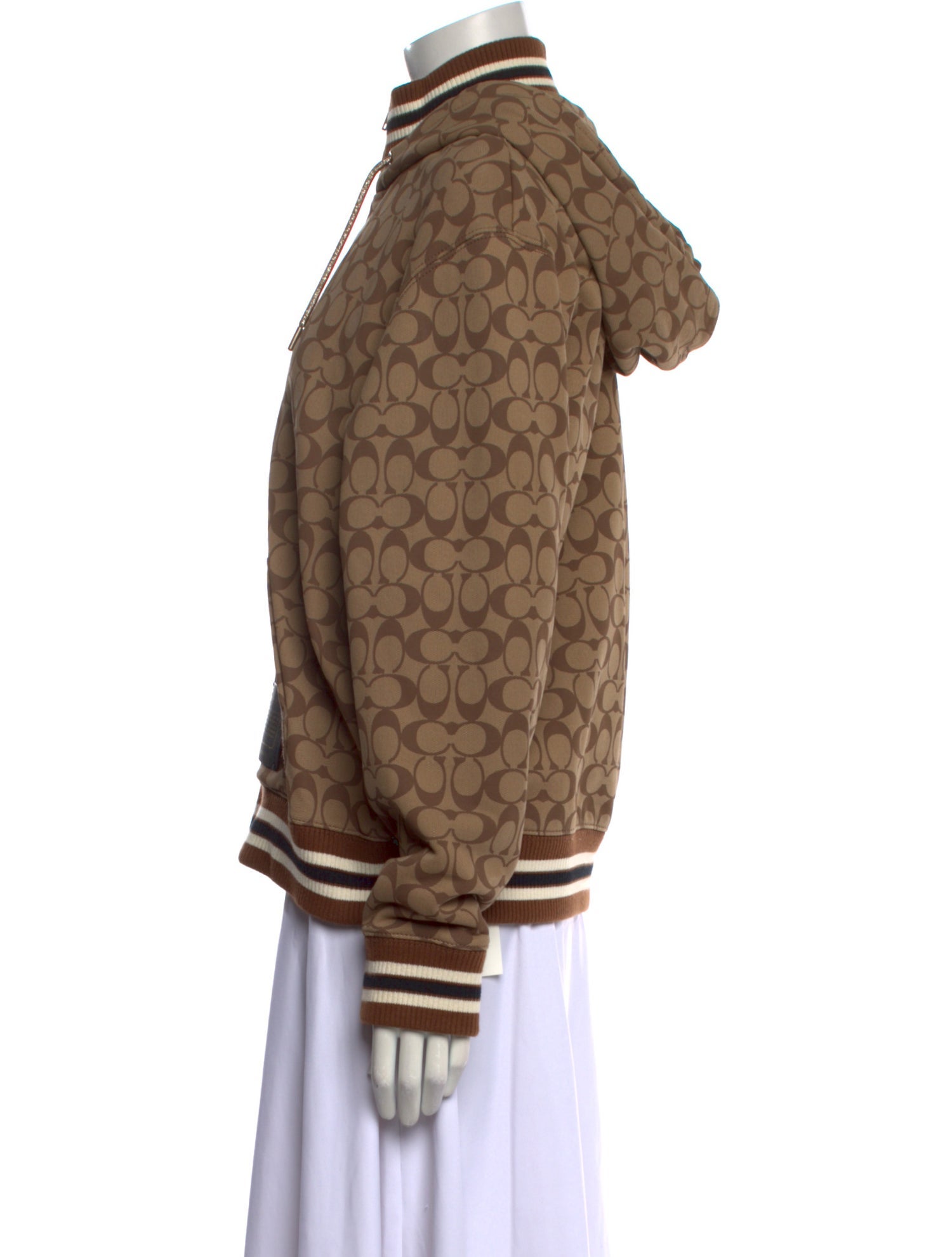 Coach x Jennifer Lopez Printed Mock Neck Sweatshirt