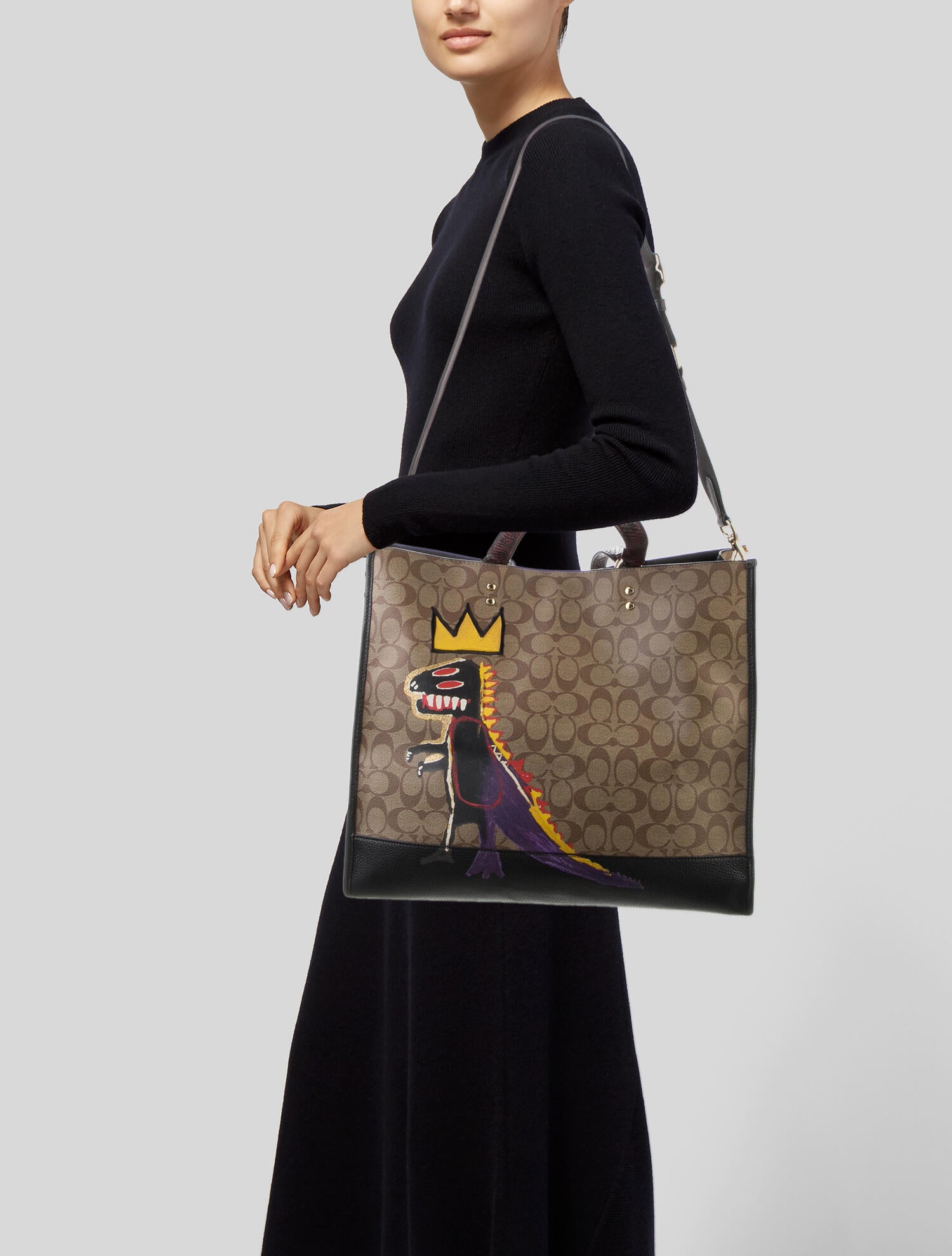 Coach x JeanMichel Basquiat 40 In Signature Canvas Crossbody