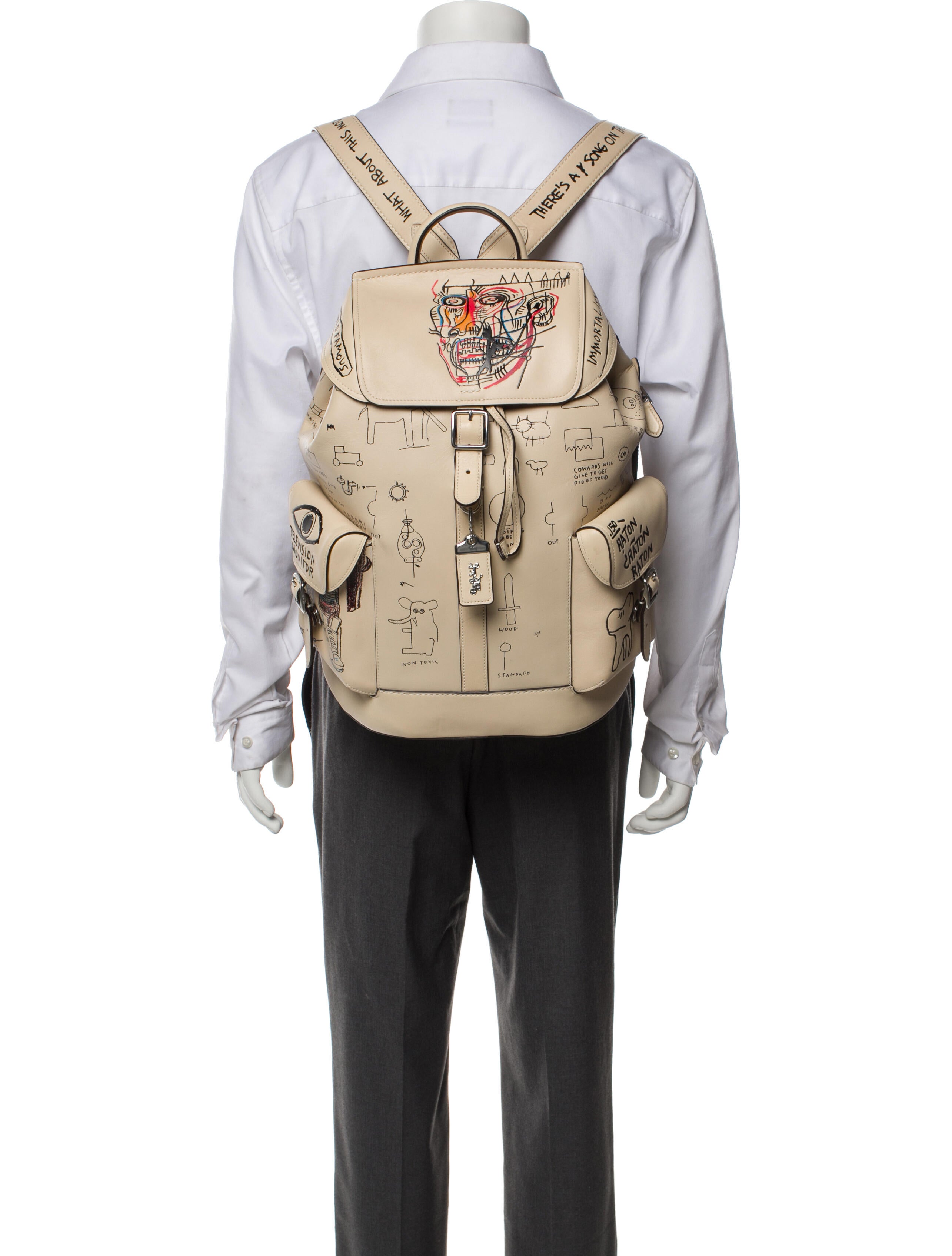 Coach x Jean-Michel Basquiat Wells Backpack - Neutrals Backpacks, Bags -  WCJMB20192 | The RealReal