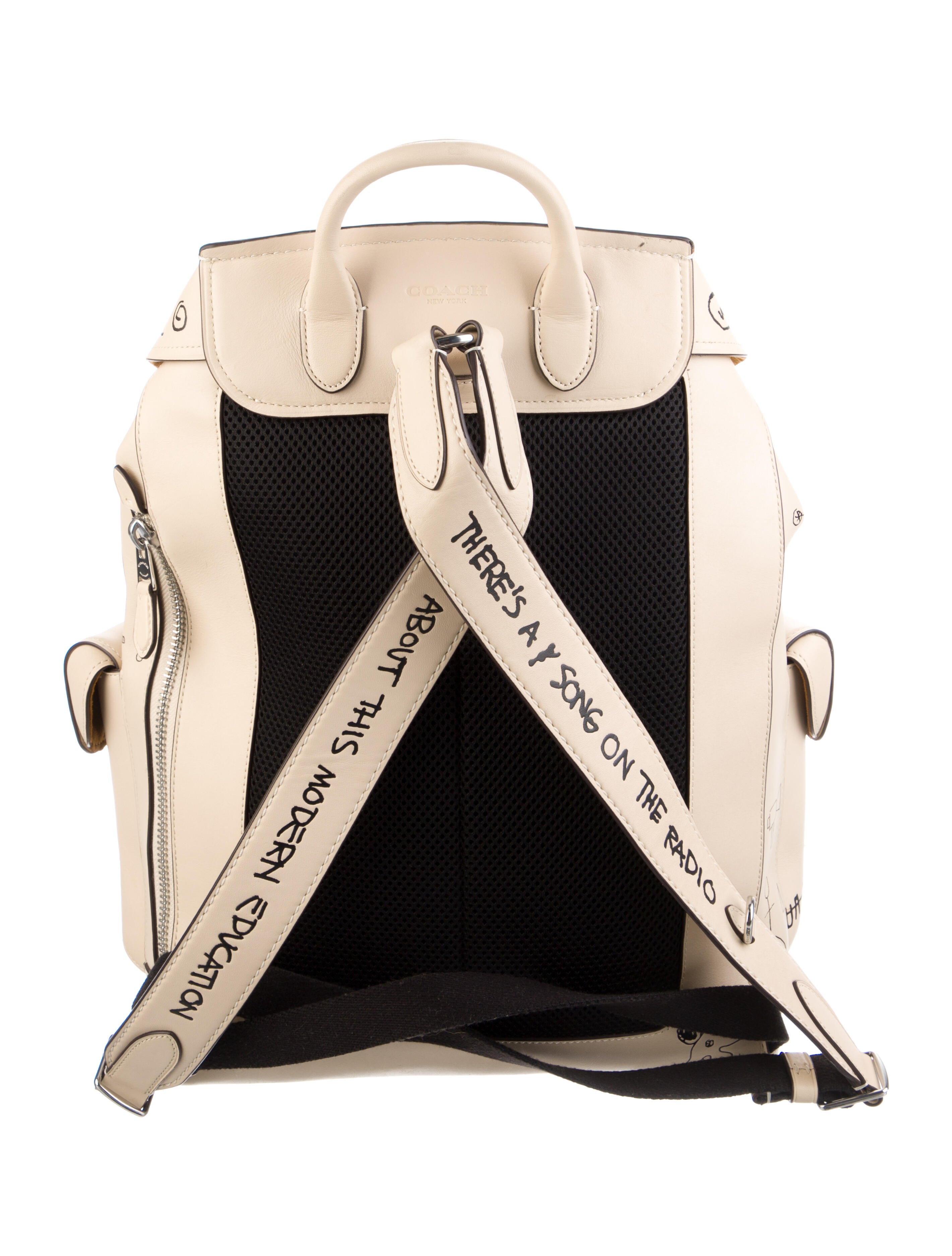 Coach x Jean-Michel Basquiat Wells Backpack - Neutrals Backpacks, Bags -  WCJMB20192 | The RealReal