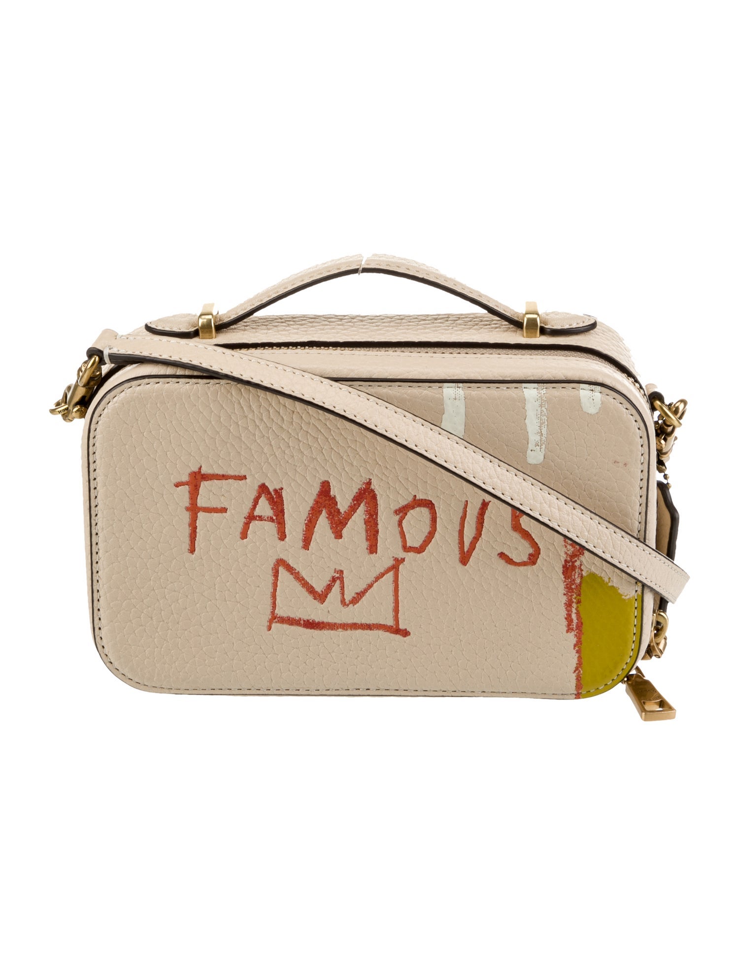 Coach x Jean-Michel Basquiat Leather Crossbody Bag
