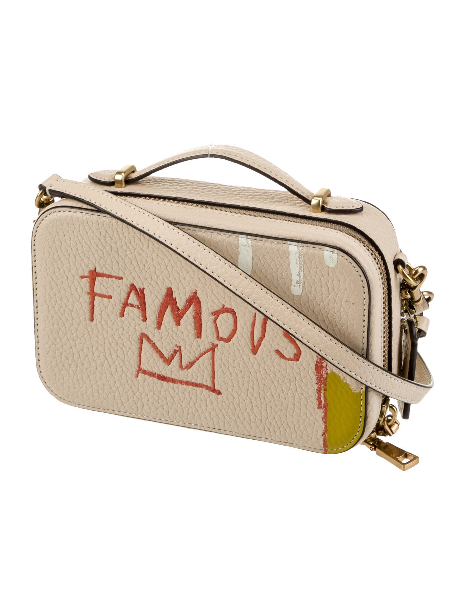 Coach x Jean-Michel Basquiat Leather Crossbody Bag