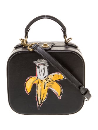 Coach x Jean-Michel Basquiat Leather Top Handle Bag