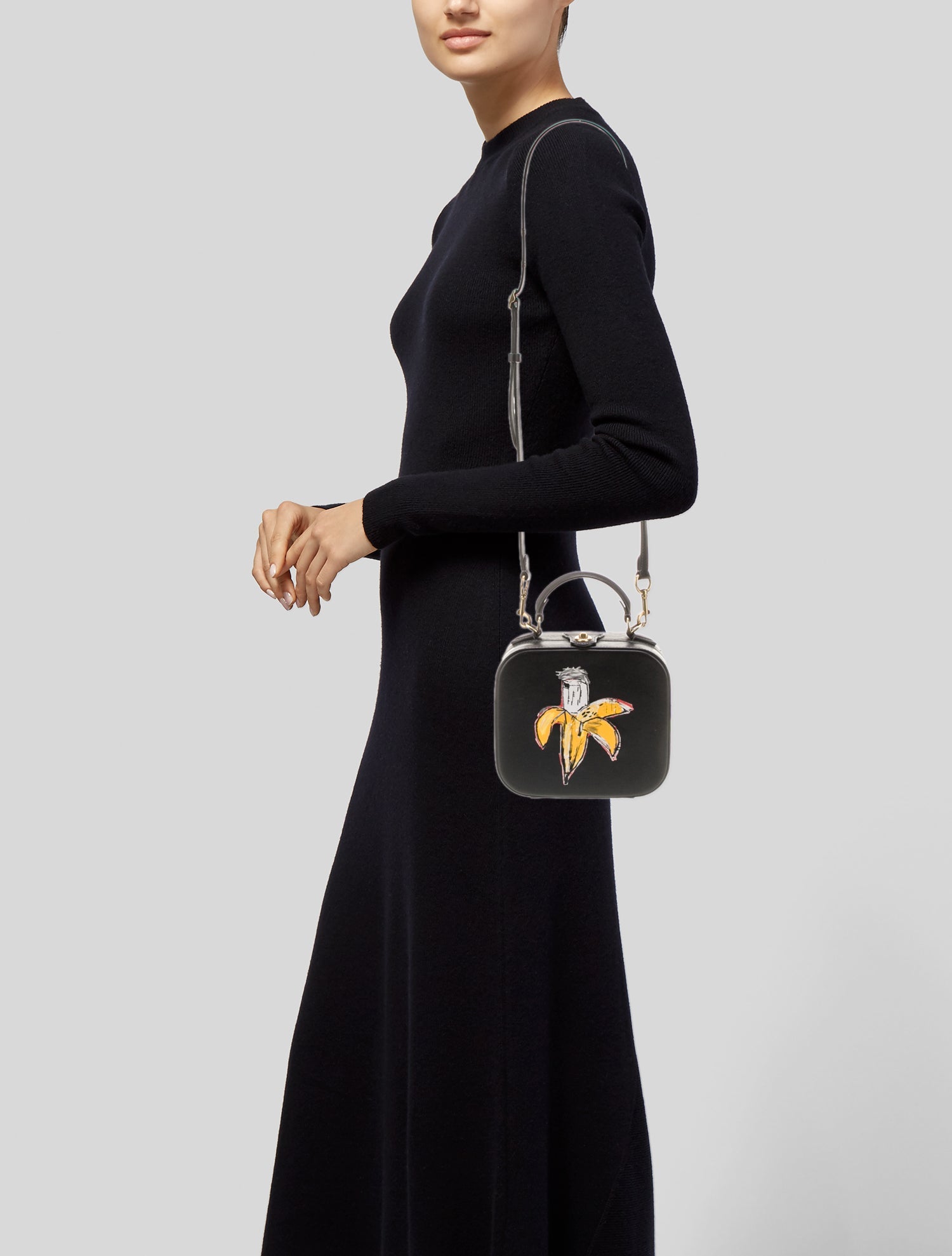 Coach x Jean-Michel Basquiat Leather Top Handle Bag