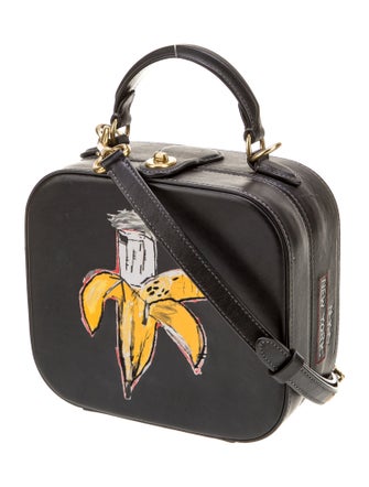 Coach x Jean-Michel Basquiat Leather Top Handle Bag