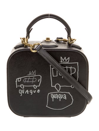 Coach x Jean-Michel Basquiat Leather Top Handle Bag
