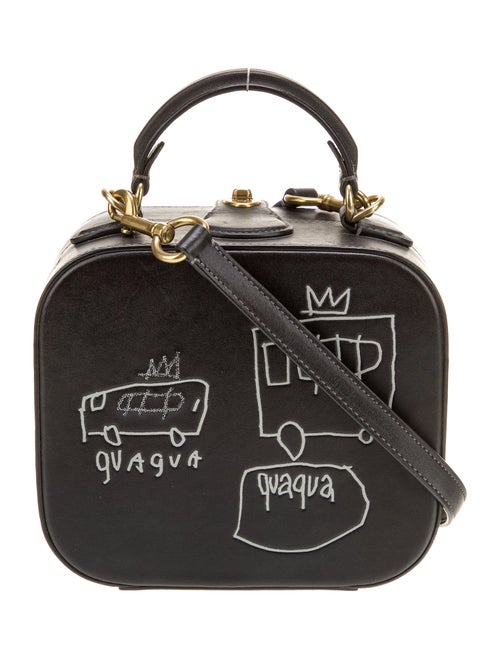 Coach x Jean-Michel Basquiat Leather Top Handle Bag
