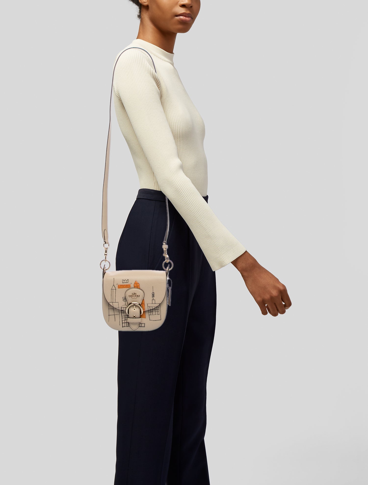 Coach x Jean-Michel Basquiat Signature Shoulder Bag - Neutrals