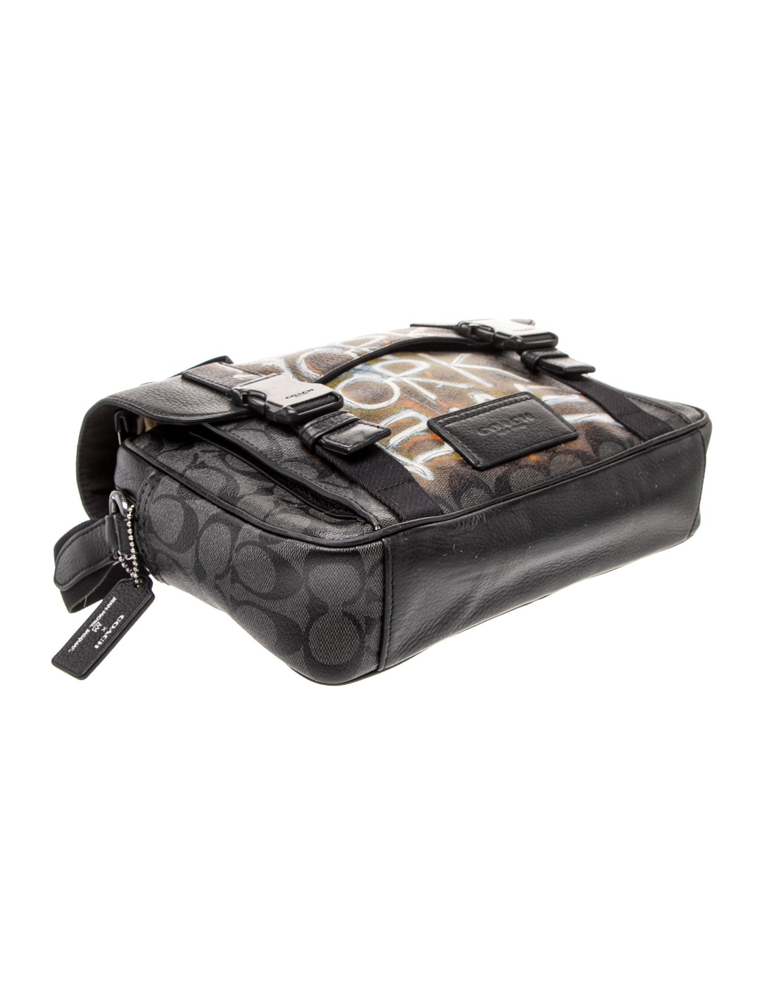 Coach x Jean-Michel Basquiat Messenger Bag - Black Messenger Bags