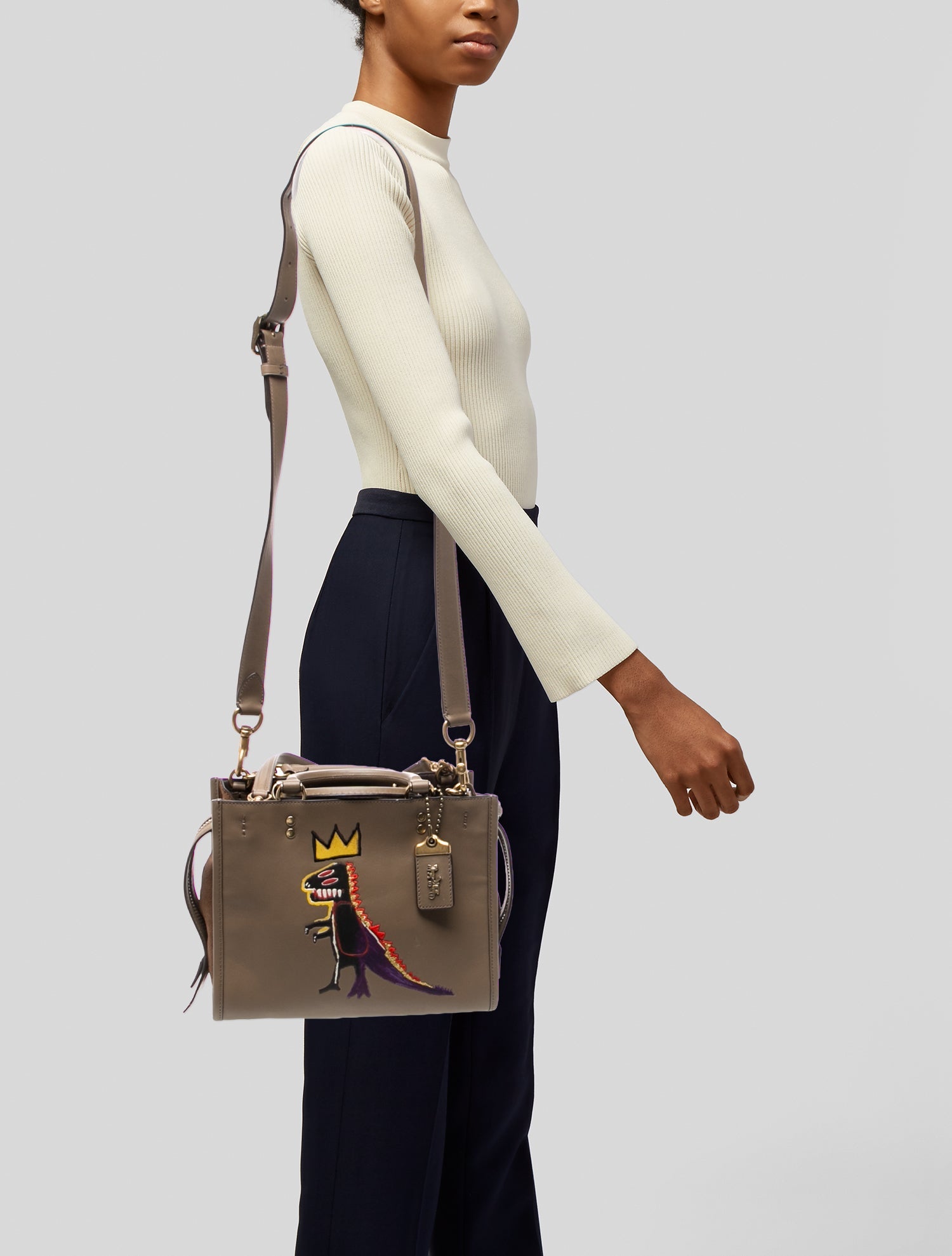 Coach x Jean-Michel Basquiat Leather Crossbody Bag - Gem