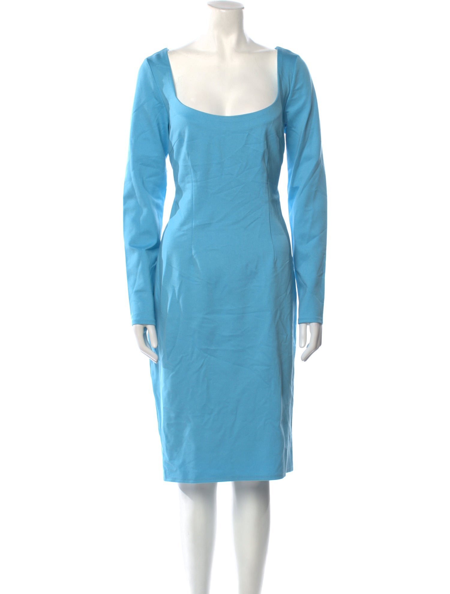 Chloé Kristyn Scoop Neck Knee-Length Dress