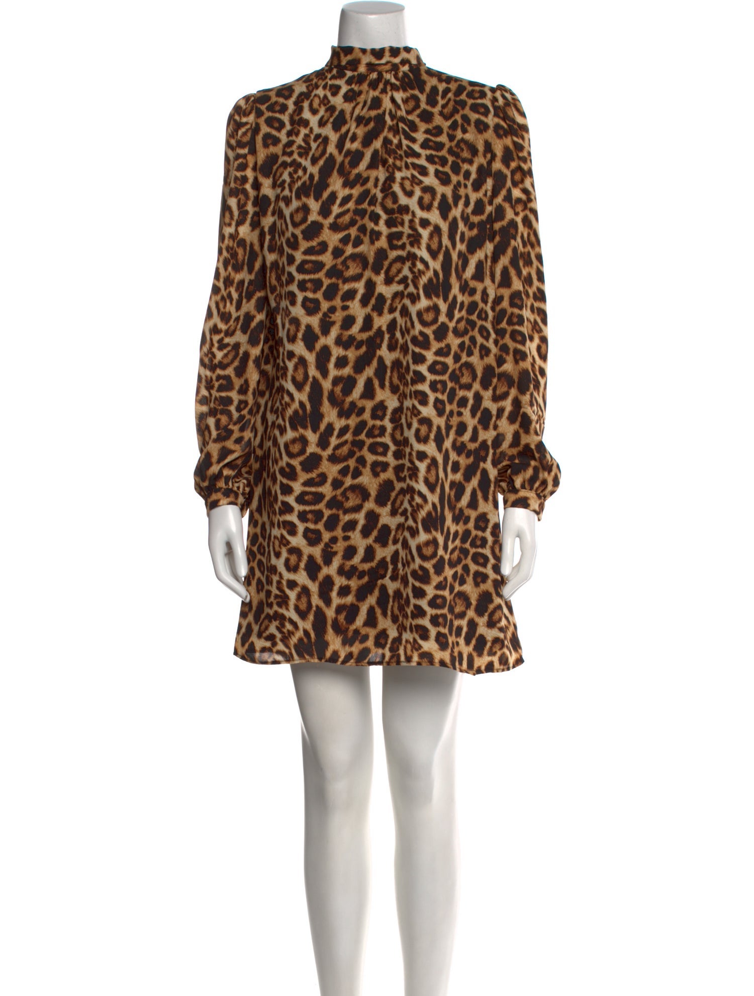 Chloé Kristyn Animal Print Mini Dress