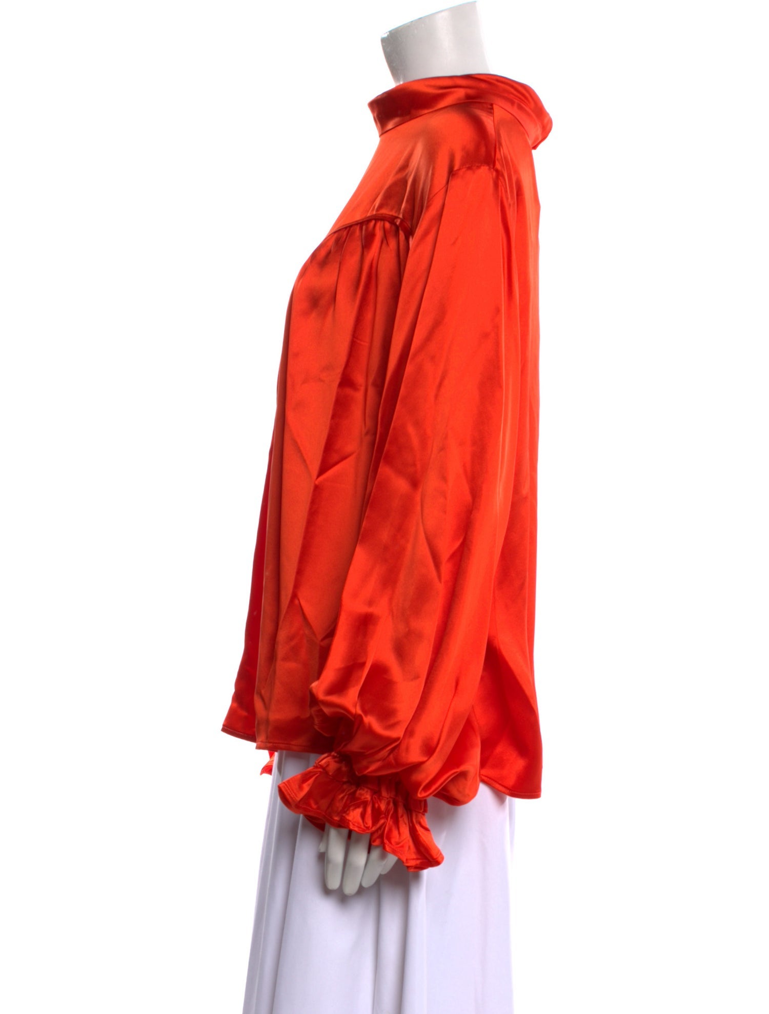 Chloé Kristyn Mock Neck Long Sleeve Blouse w/ Tags