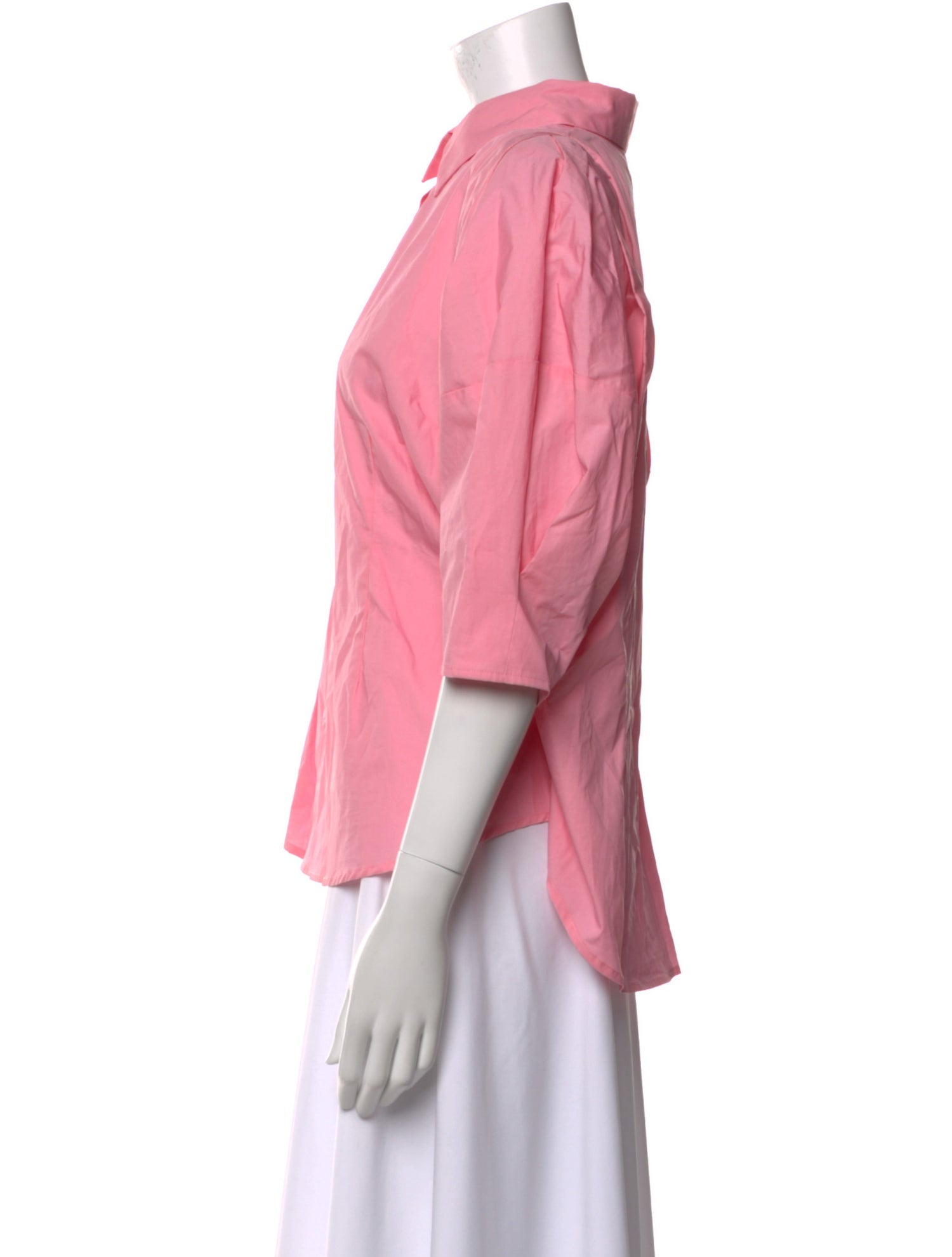 Chloé Kristyn Three-Quarter Sleeve Button-Up Top w/ Tags