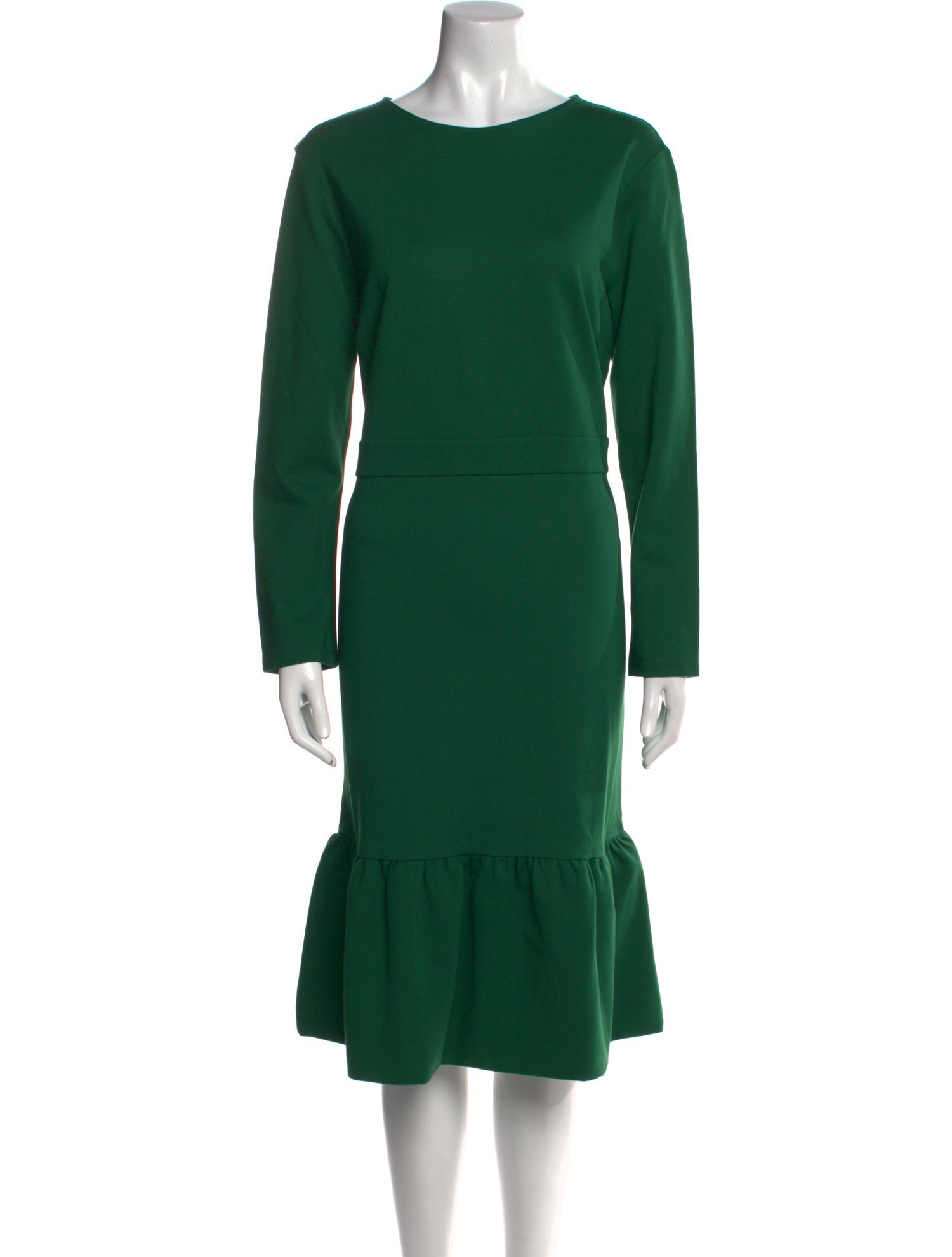 Chloé Kristyn Bateau Neckline Midi Length Dress