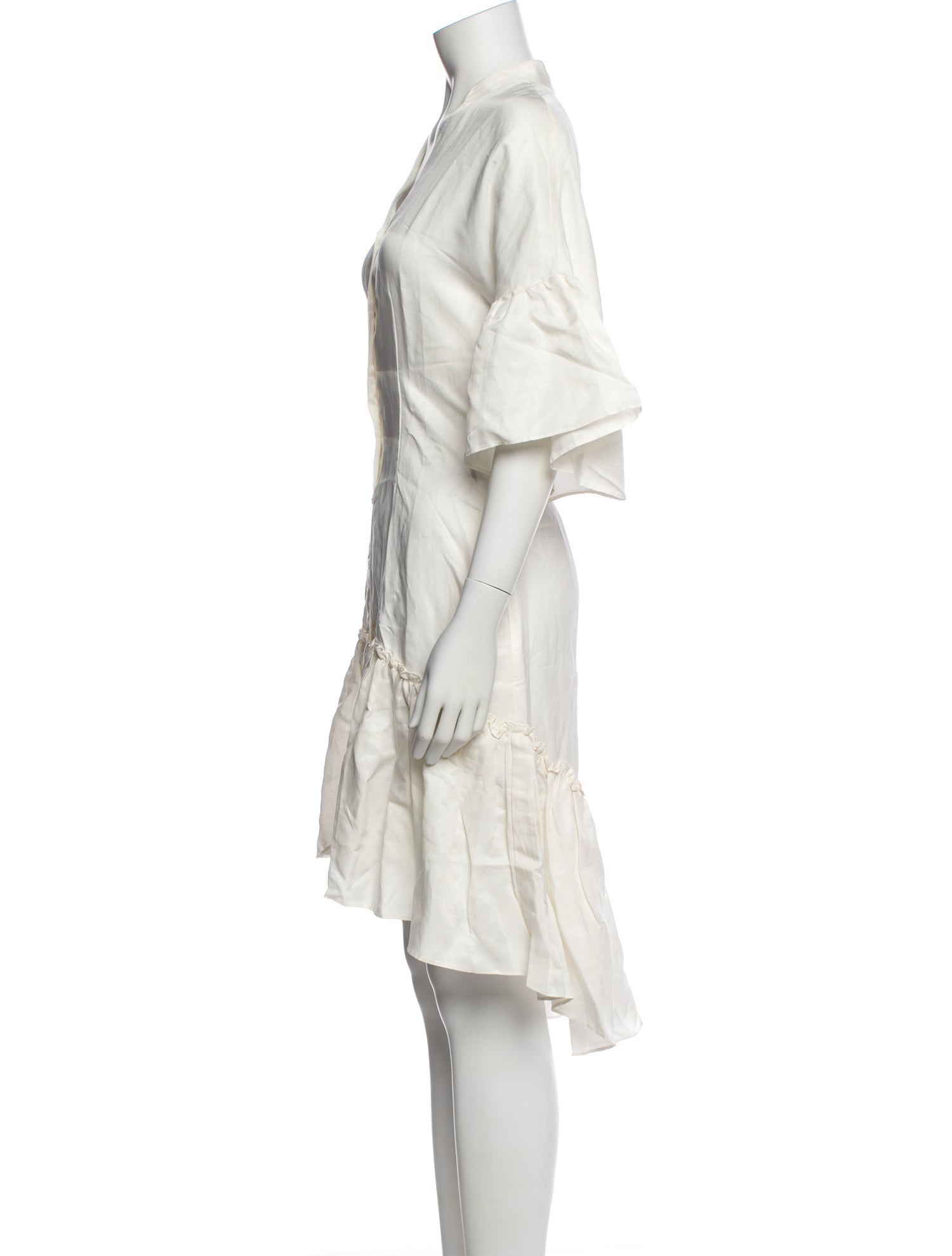 Chloé Kristyn V-Neck Midi Length Dress