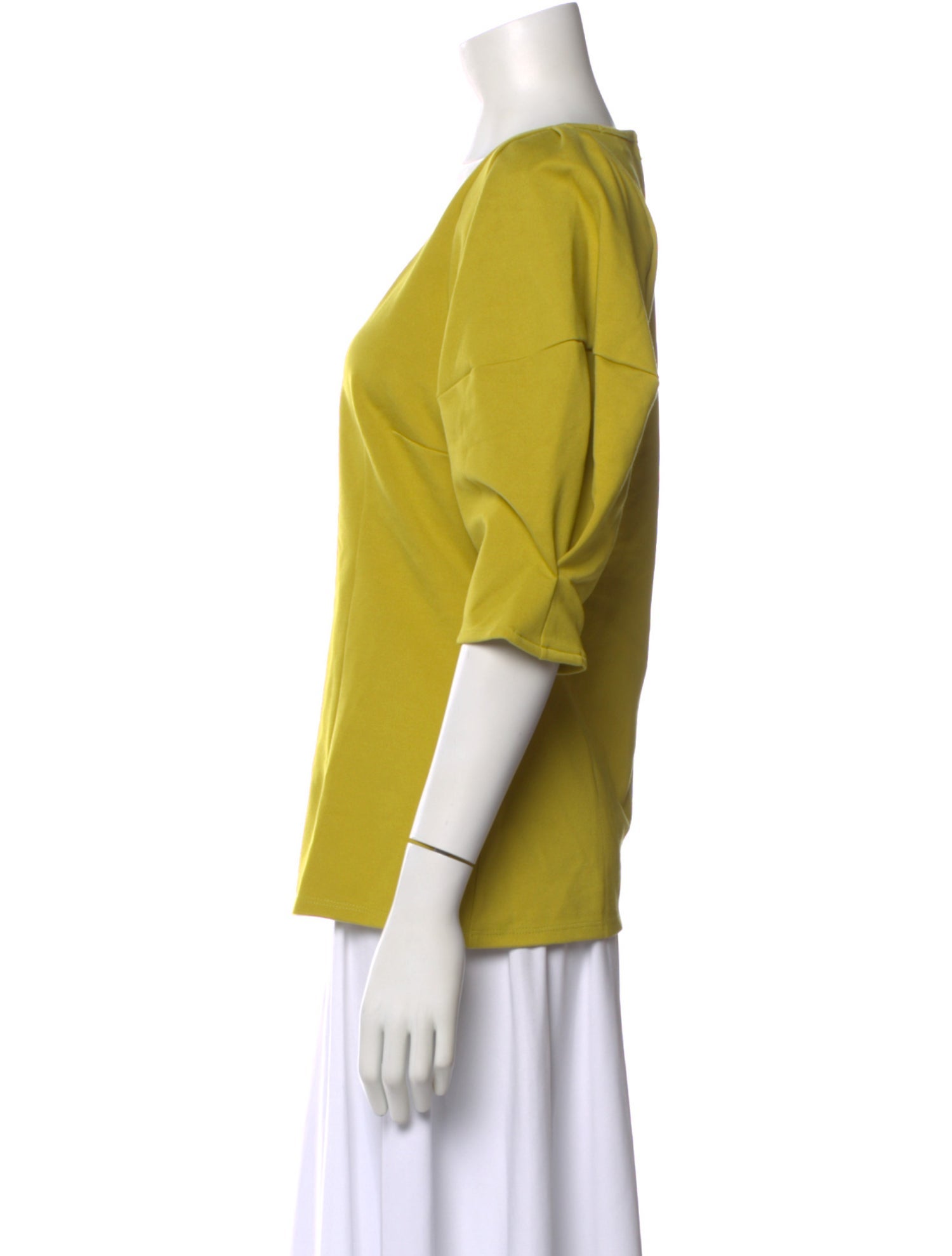 Chloé Kristyn V-Neck Three-Quarter Sleeve Top w/ Tags