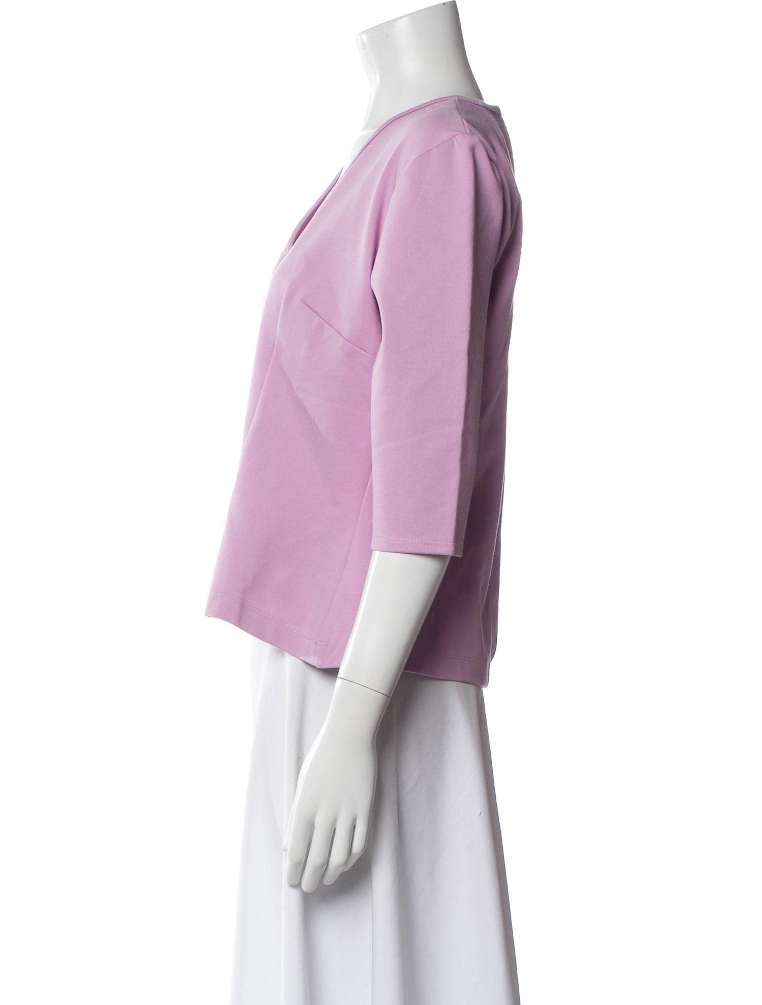 Chloé Kristyn V-Neck Three-Quarter Sleeve Blouse w/ Tags