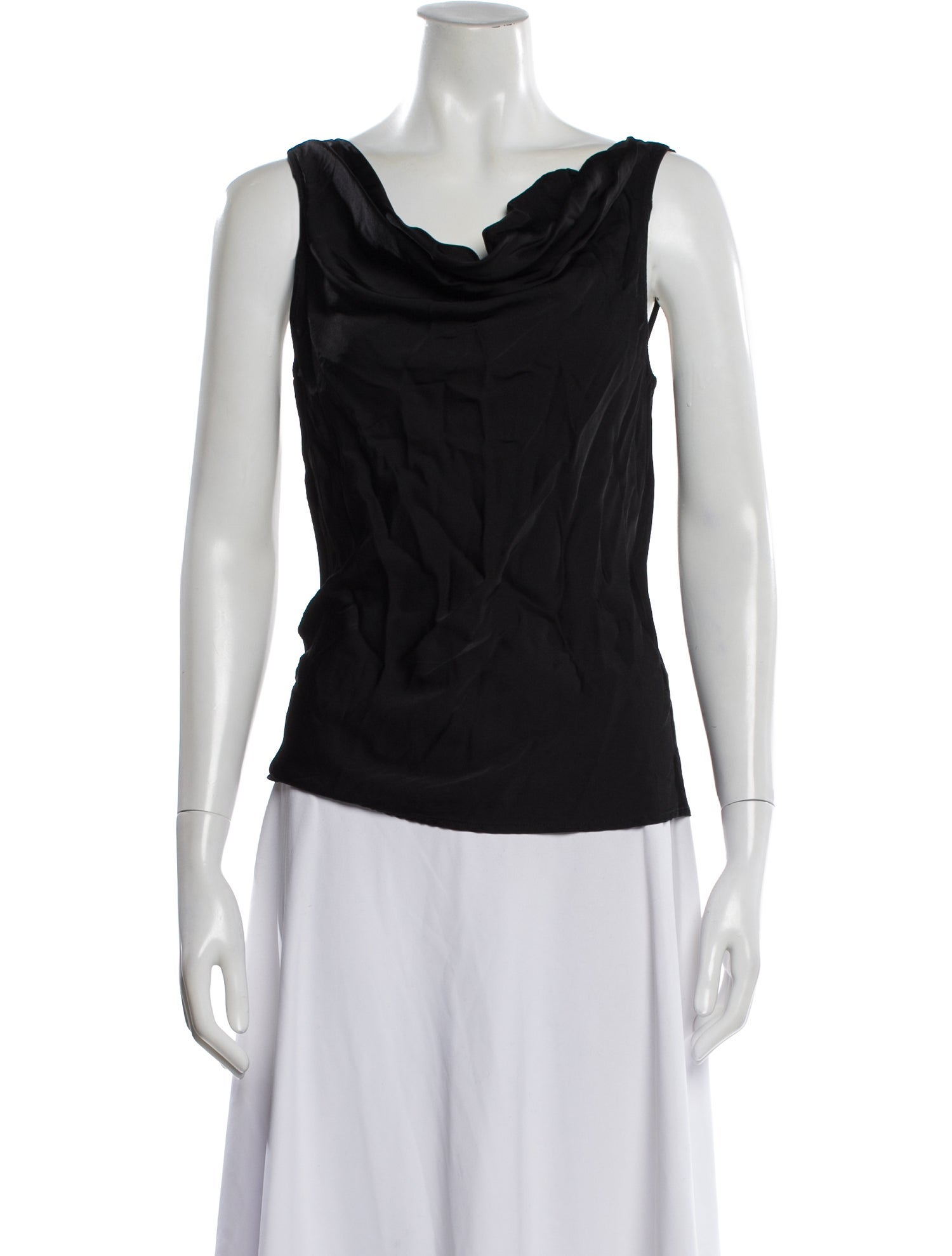 Chloé Kristyn Cowl Neck Sleeveless Blouse