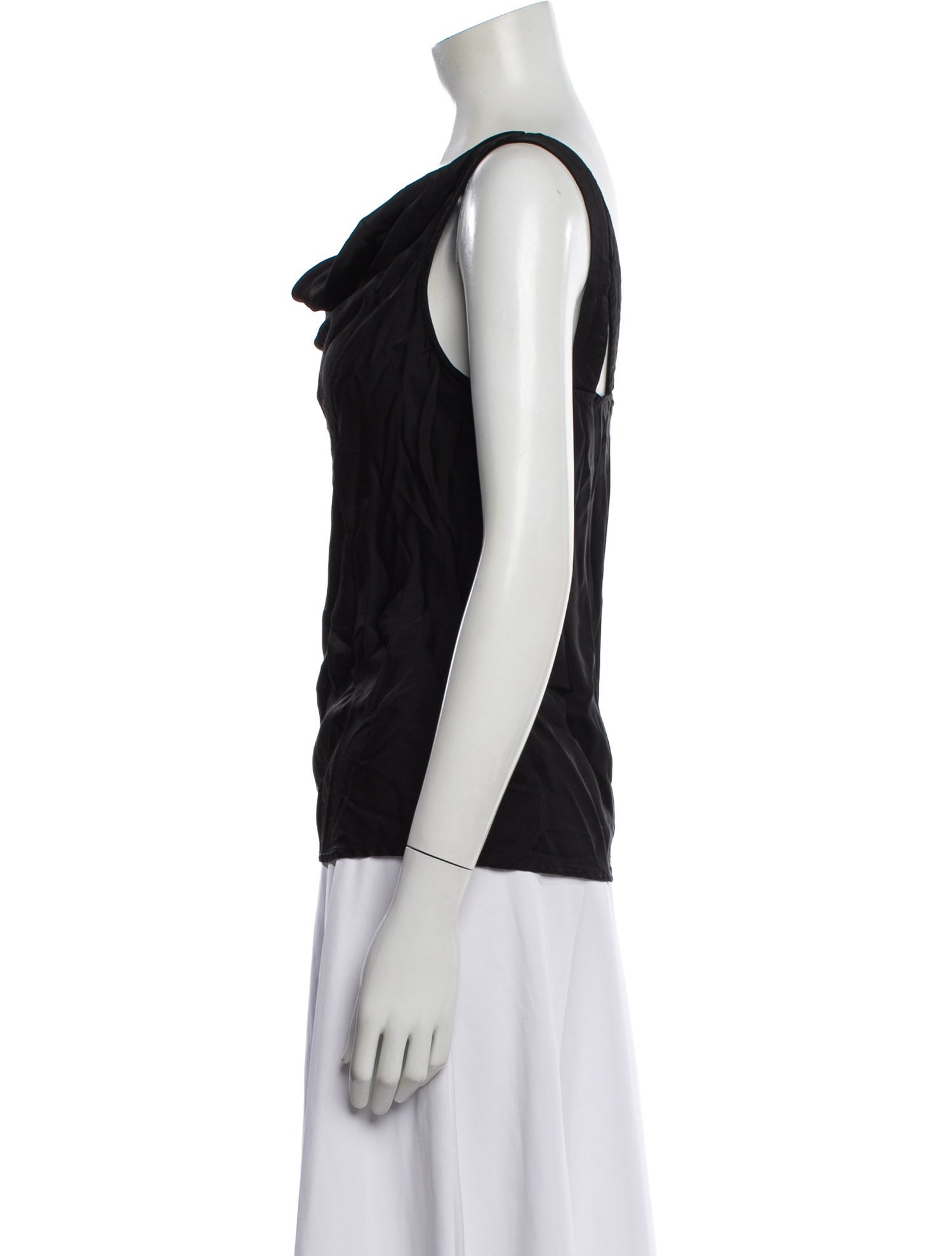 Chloé Kristyn Cowl Neck Sleeveless Blouse