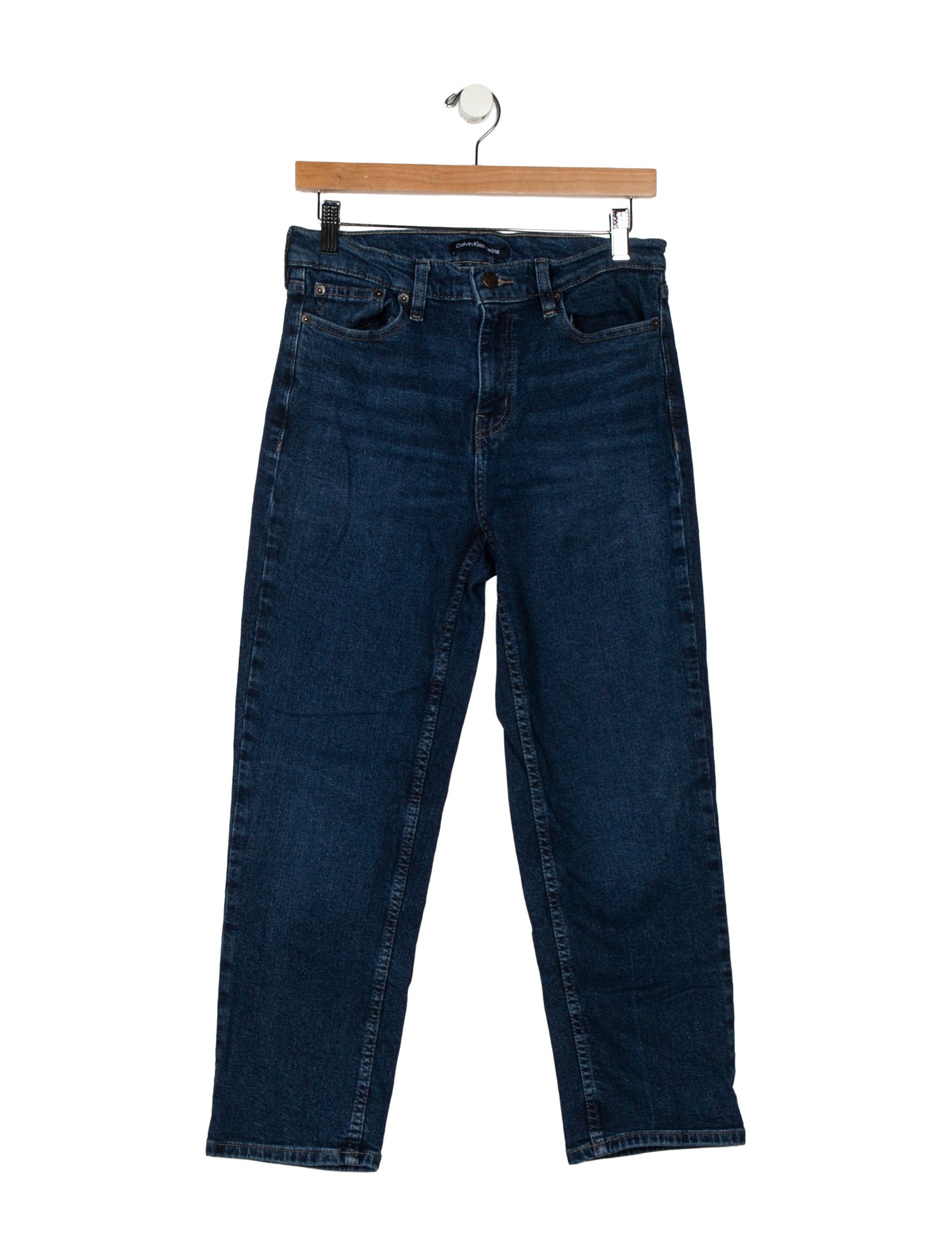 CALVIN KLEIN JEANS EST. 1978 High-Rise Straight Leg Jeans
