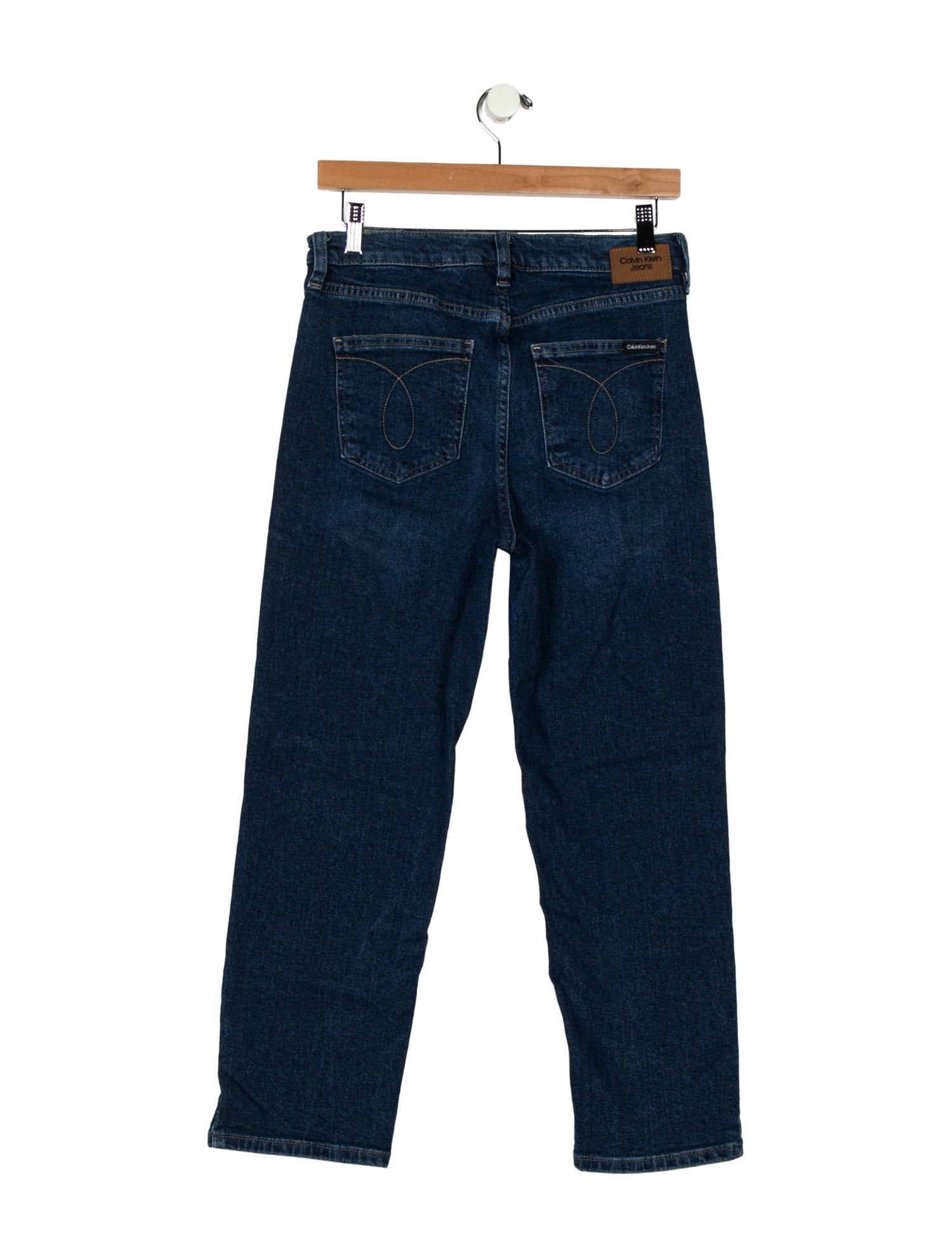 CALVIN KLEIN JEANS EST. 1978 High-Rise Straight Leg Jeans
