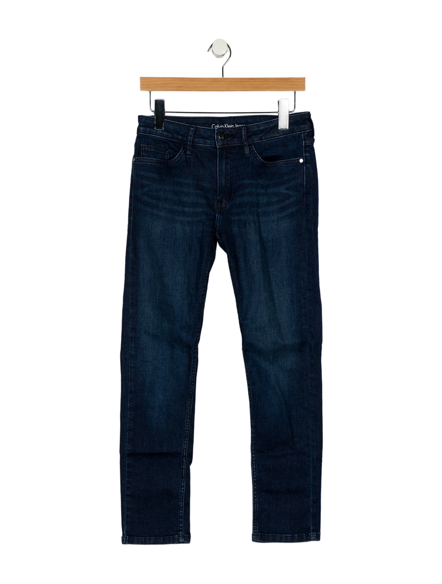 CALVIN KLEIN JEANS EST. 1978 Mid-Rise Straight Leg Jeans