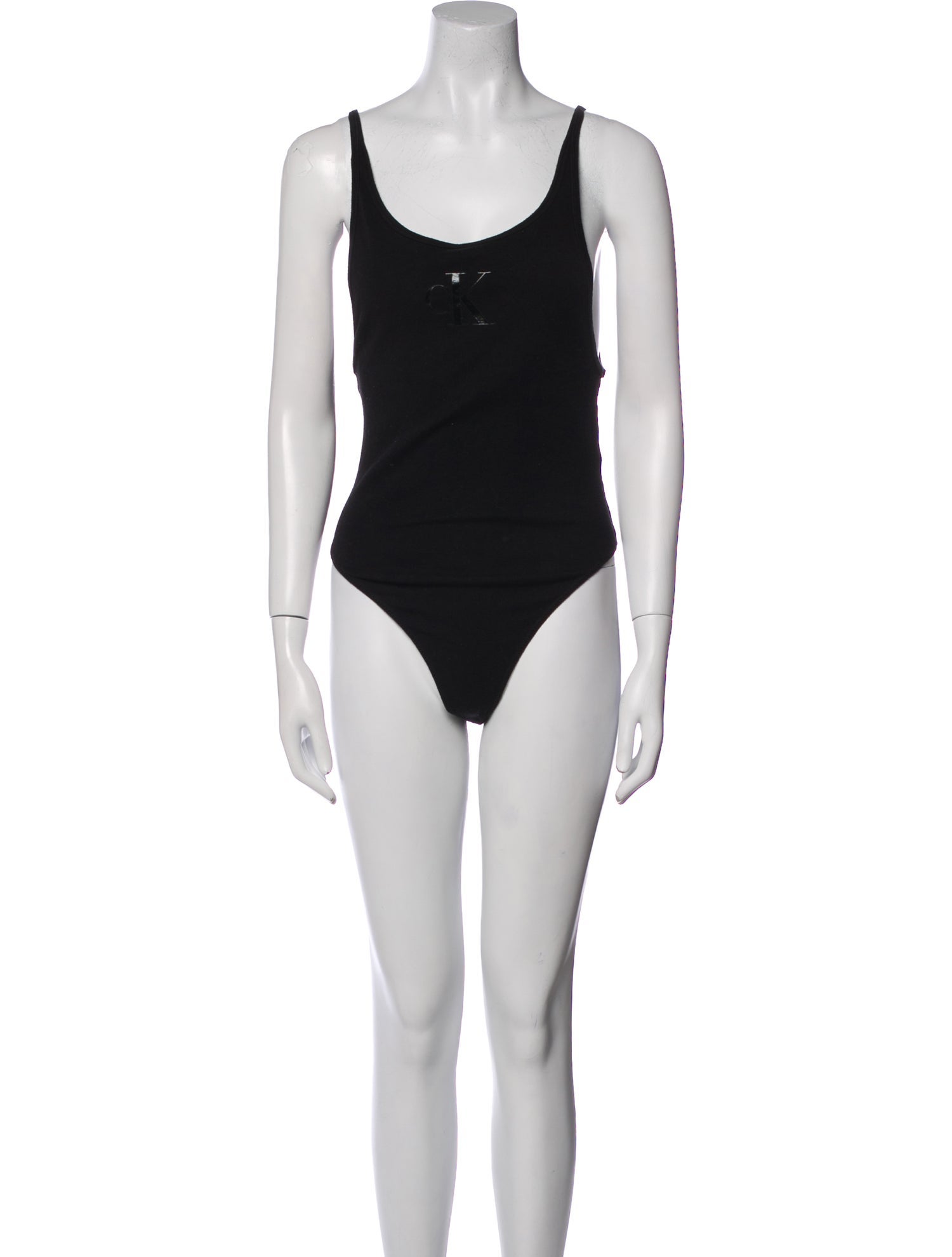 CALVIN KLEIN JEANS EST. 1978 Scoop Neck Sleeveless Bodysuit