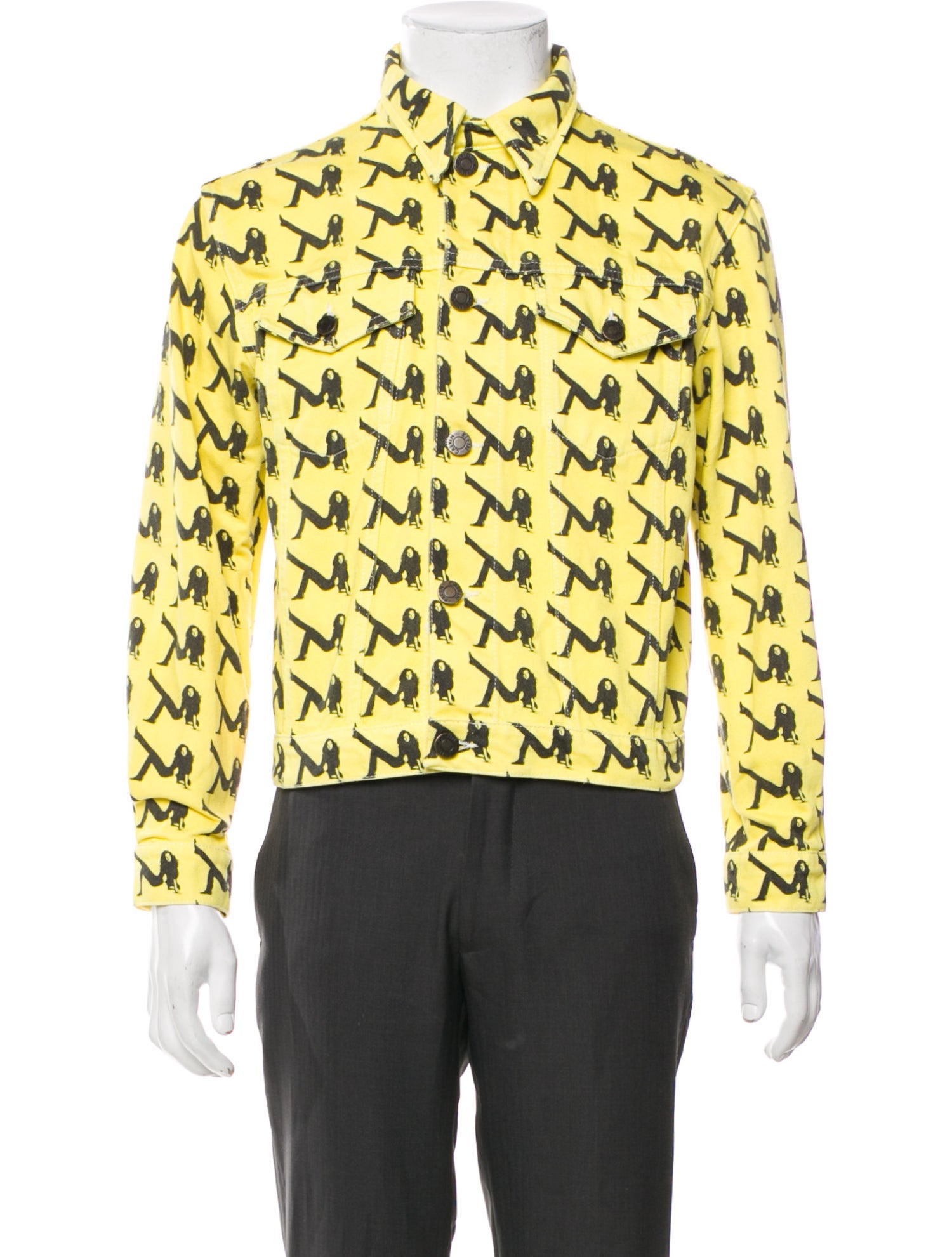 CALVIN KLEIN JEANS EST. 1978 Brook Shields Printed Windbreaker