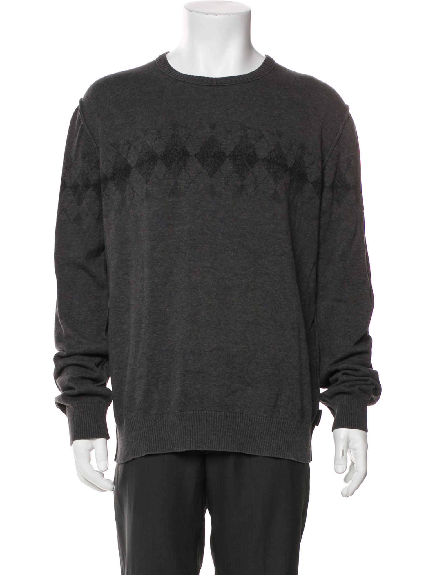 CALVIN KLEIN JEANS EST. 1978 Graphic Print Crew Neck Pullover