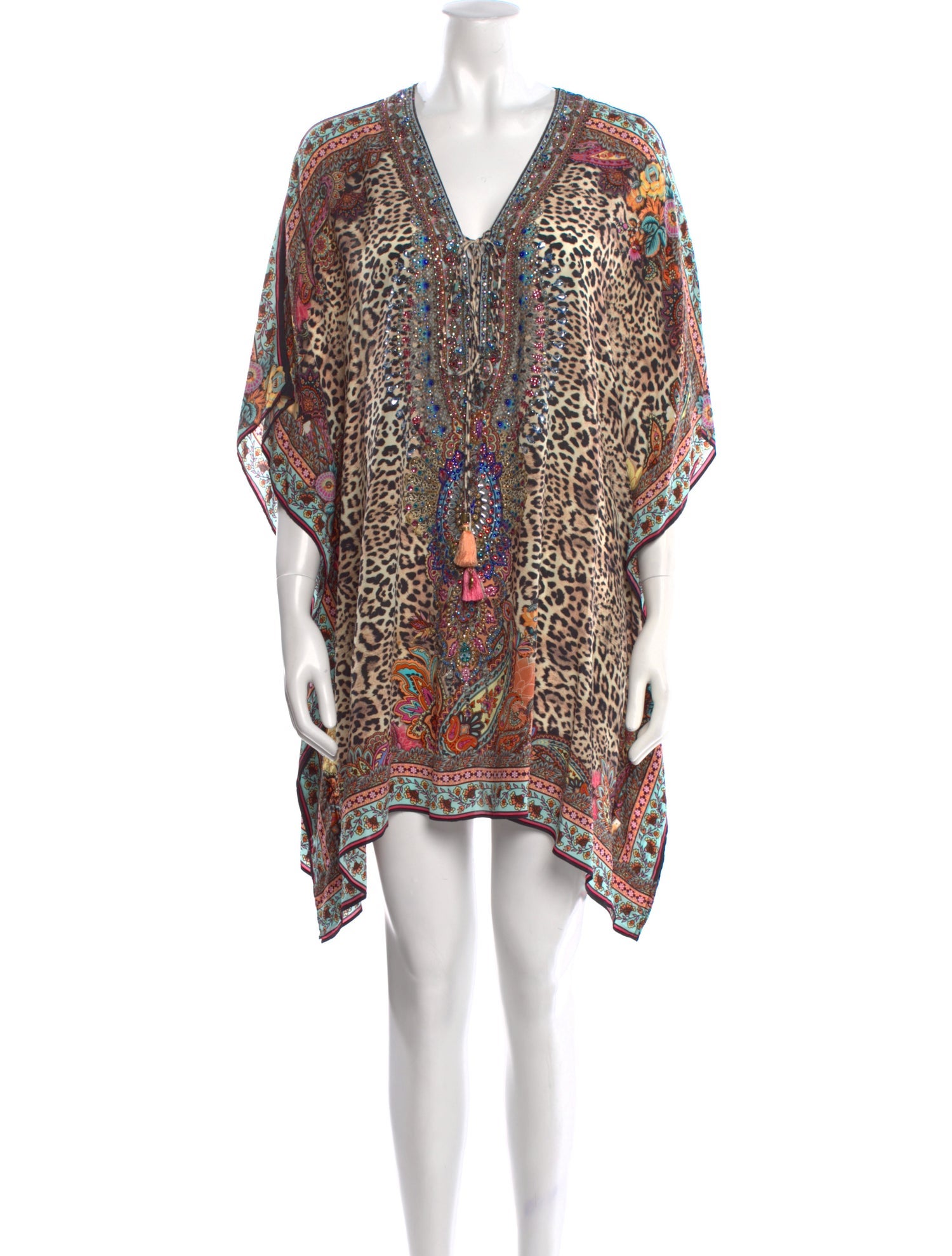 Camila Sarmiento Silk Mini Dress