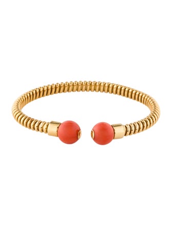 Carlo Weingrill 18K Coral Cuff