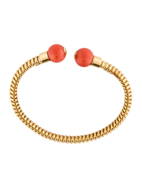 Carlo Weingrill 18K Coral Cuff