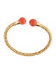 Carlo Weingrill 18K Coral Cuff