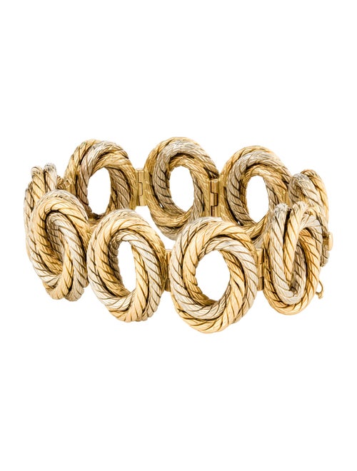 Carlo Weingrill 18K Two-Tone Rope Link Bracelet