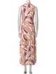 Ck Bradley Printed Long Dress