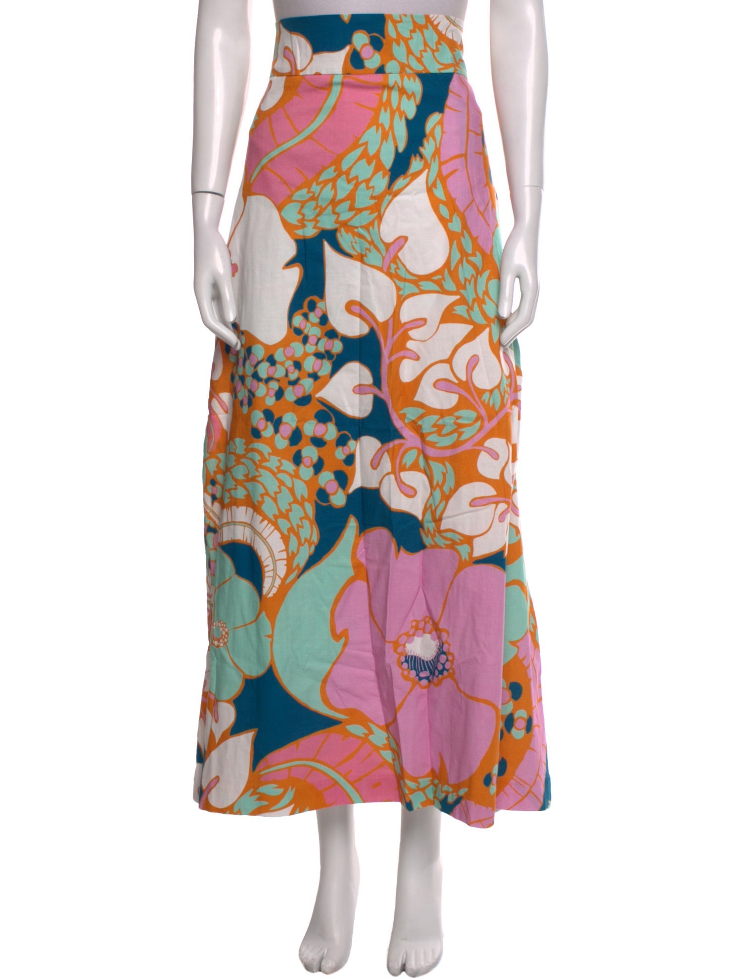 Ck Bradley Floral Print Long Skirt w/ Tags