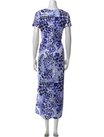 Ck Bradley Printed Long Dress
