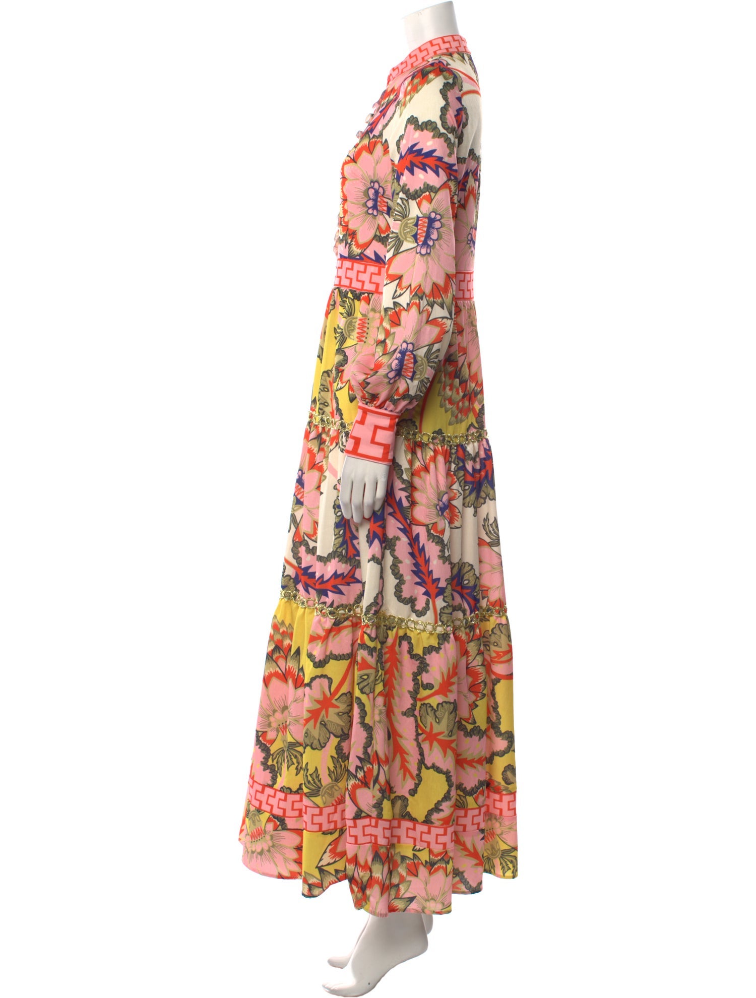 Ck Bradley Printed Long Dress